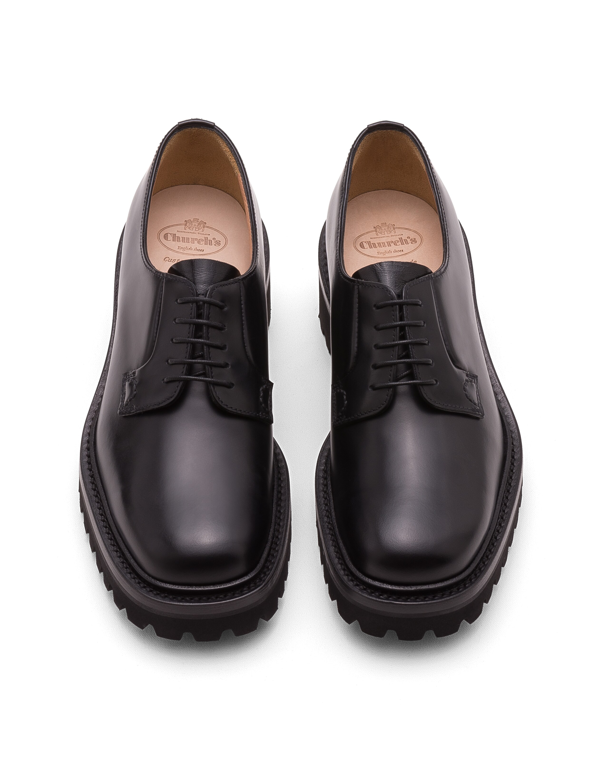 Shannon sq Church's Calf Leather Derby Black