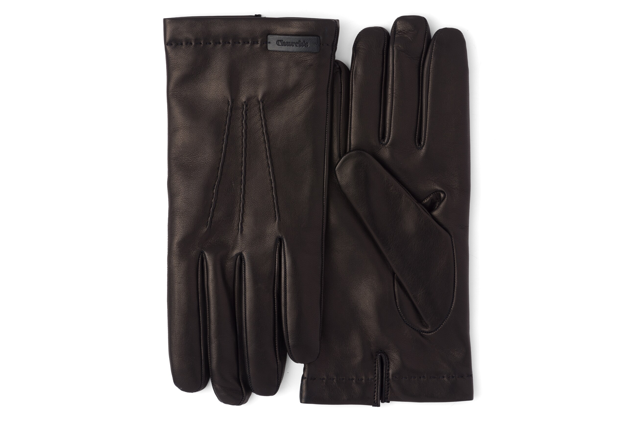 Ladies nappa leather gloves Church's ナッパレザーを使用した女性用手袋 ブラック