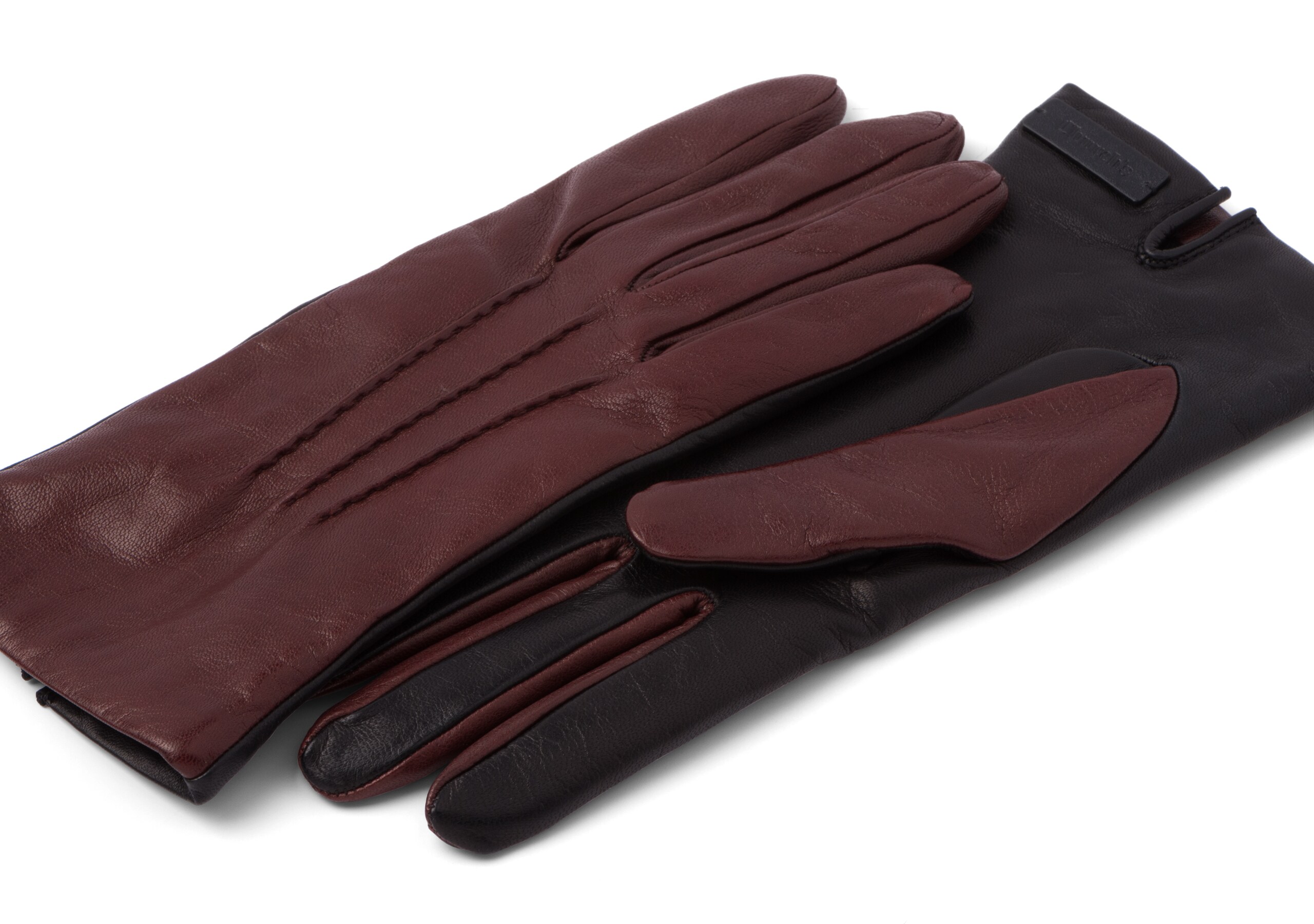 Ladies nappa leather gloves Church's Nappa Leather Women's Gloves Burgundy