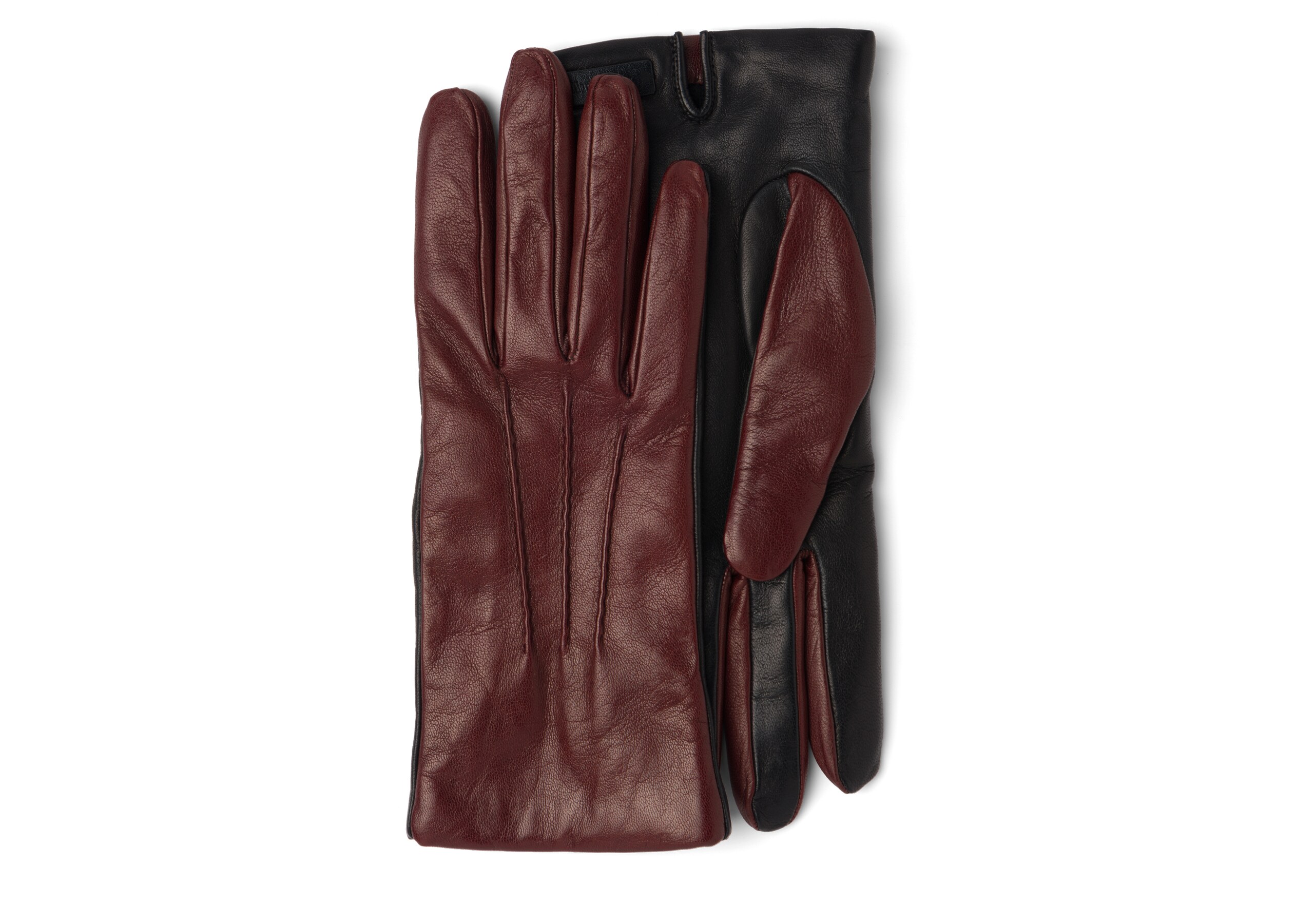 Ladies nappa leather gloves Church's Nappa Leather Women's Gloves Burgundy