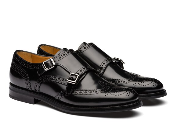 Church's Lana r Brushed-leather lace-ups Black