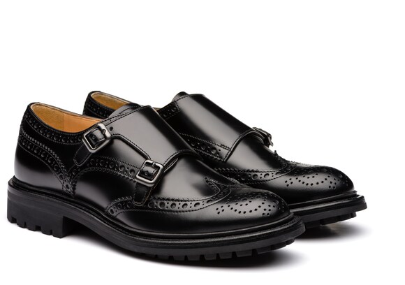 Church's true Rois Calf Leather Monk Brogue ブラック