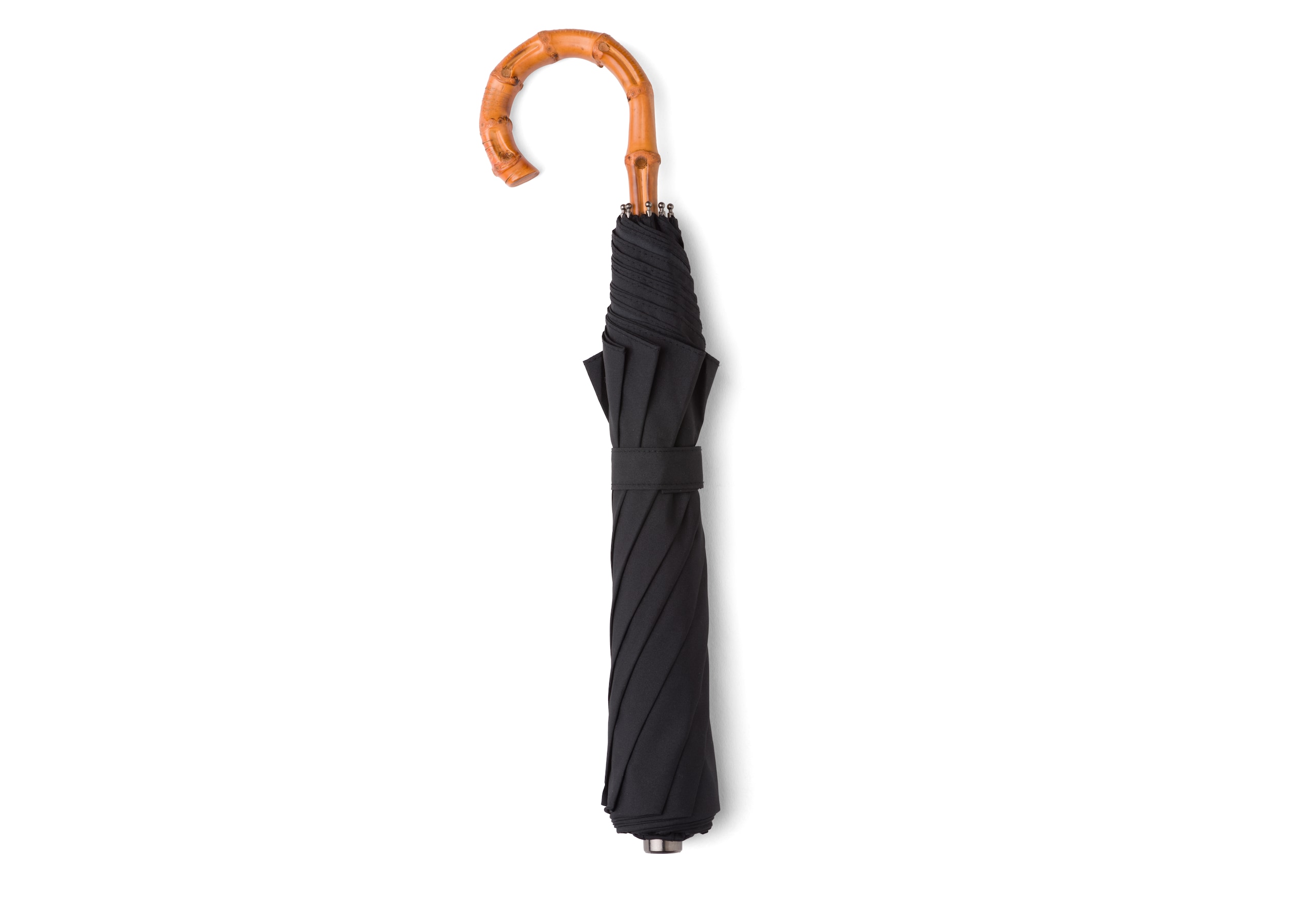 Telescopic umbrella Church's Whangee Handle Black