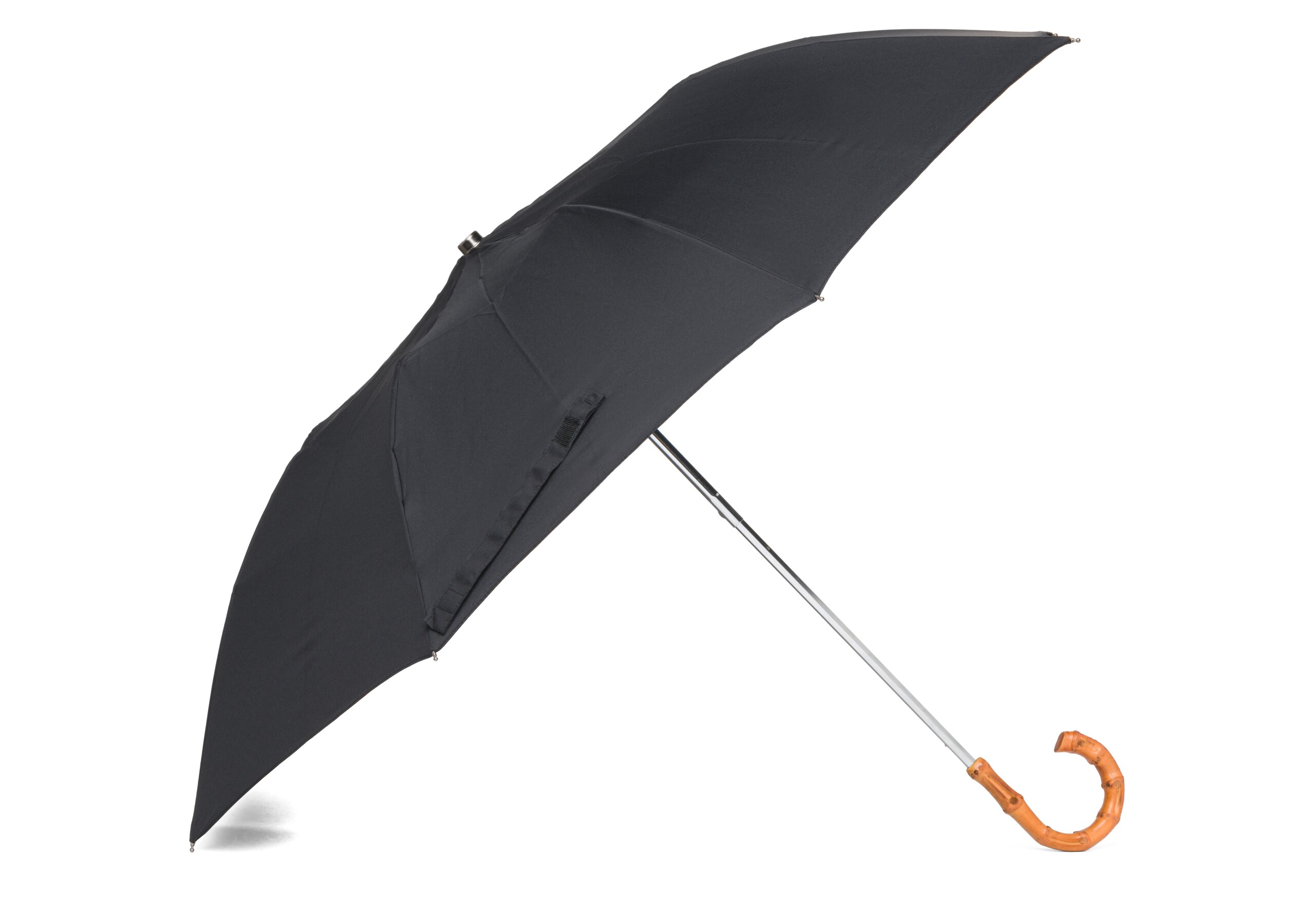 Telescopic umbrella Church's Whangee Handle Black