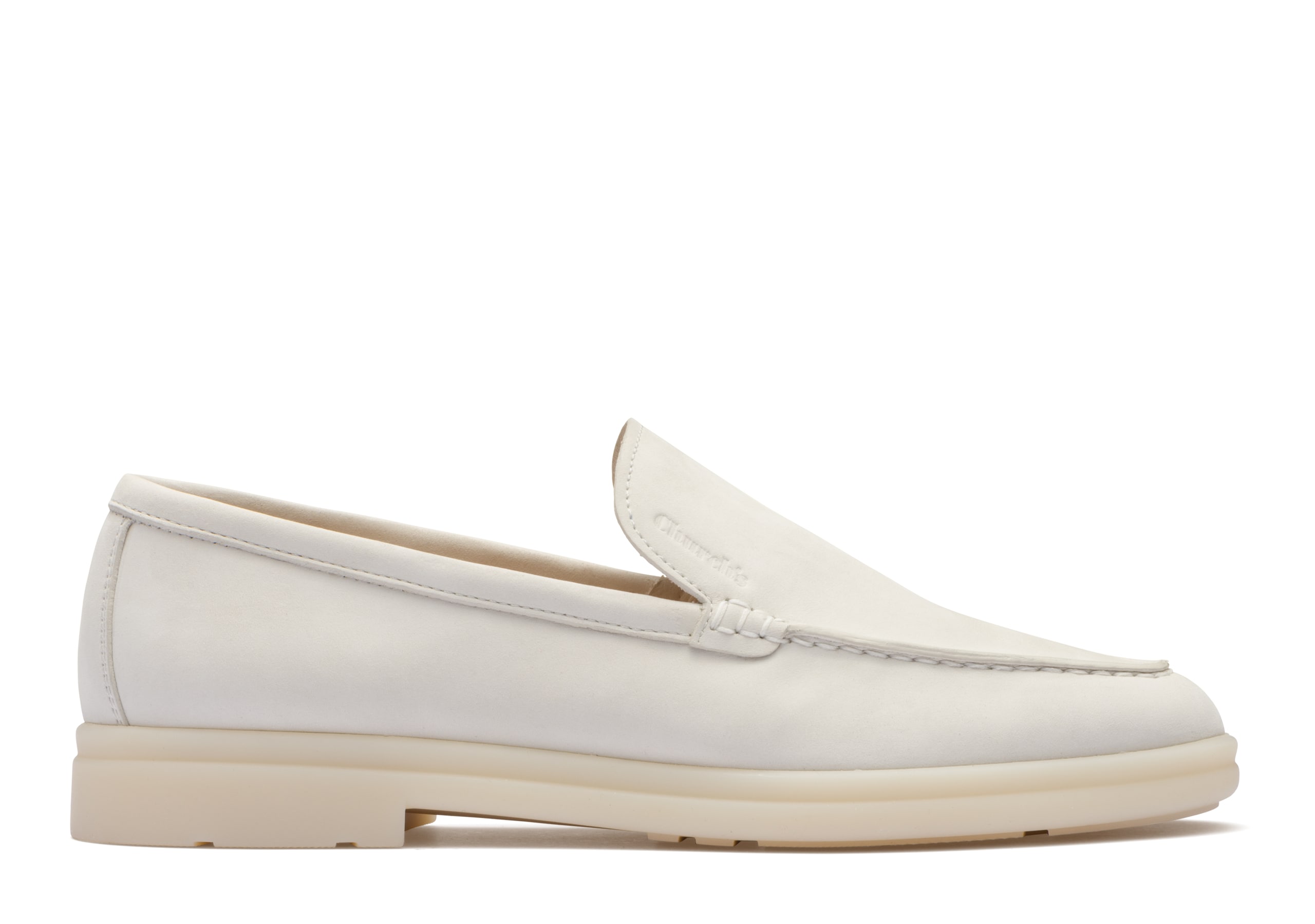 Lyn Church's Mocassin en nubuck Blanc