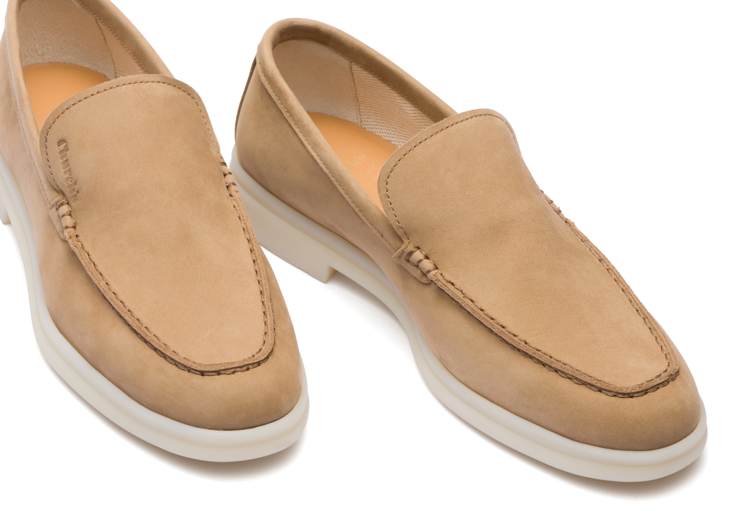 Lyn Church's Nubuck Loafer Neutral
