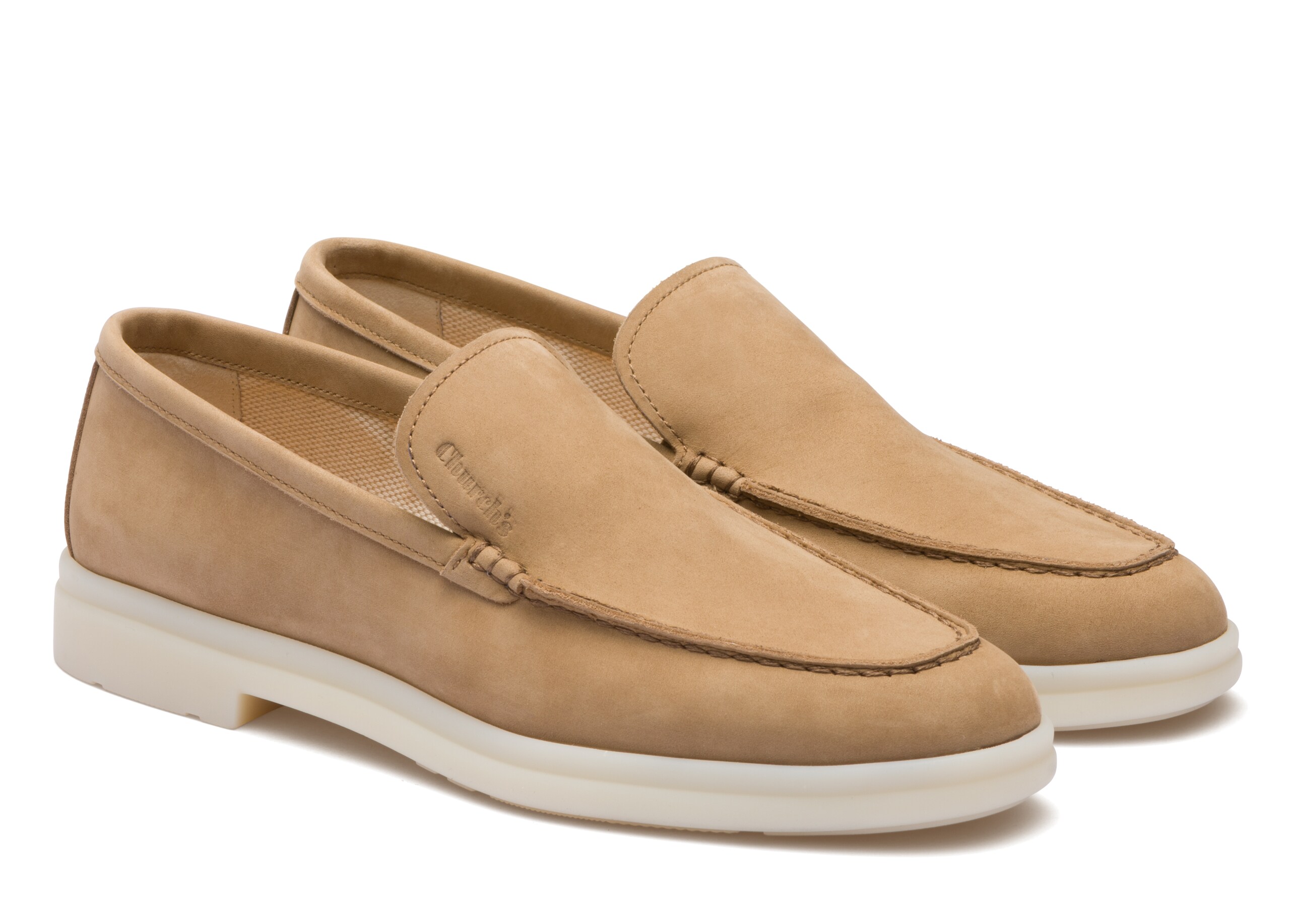Lyn Church's Nubuck Loafer Neutral