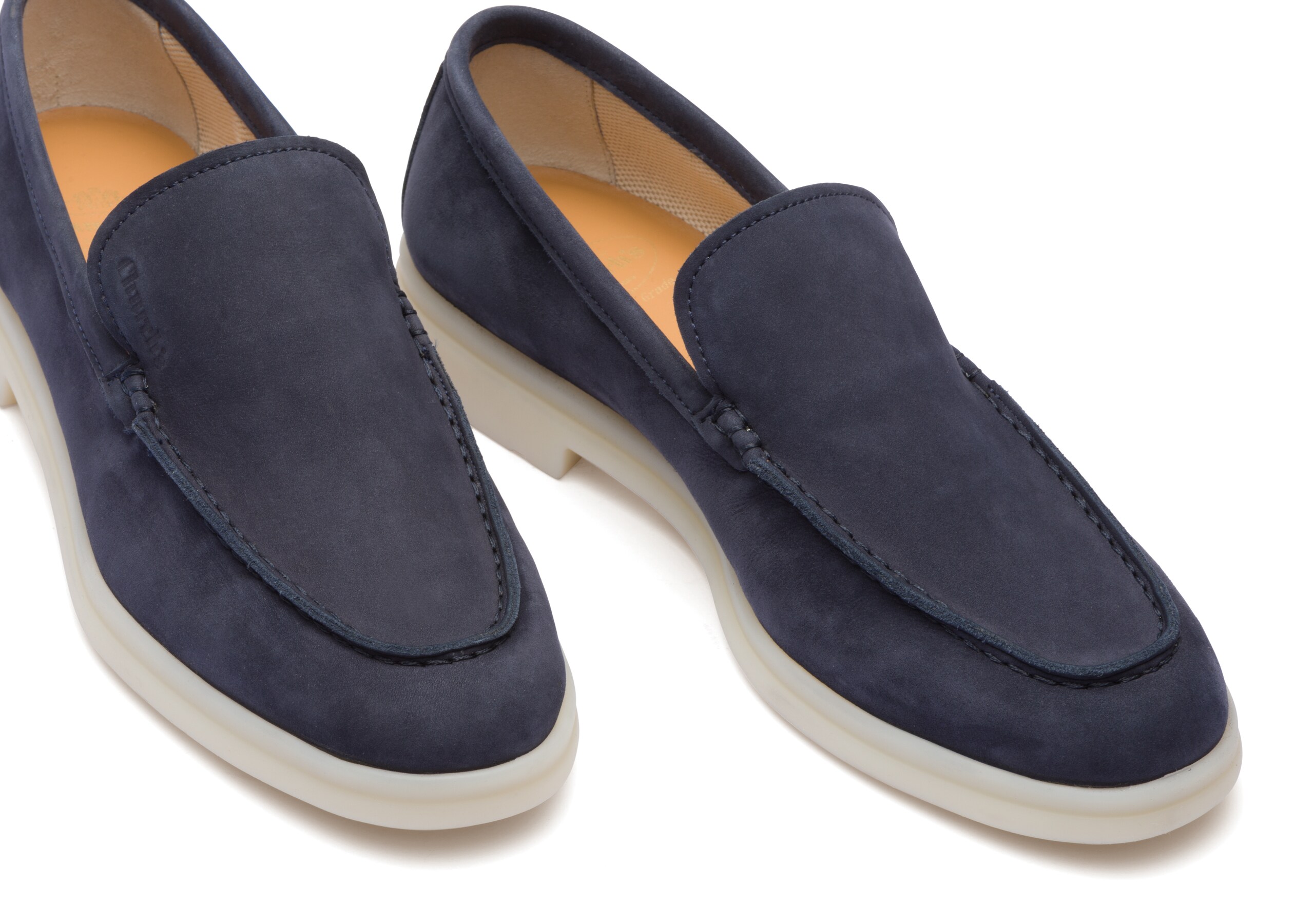Lyn Church's Nubuck Loafer Blue