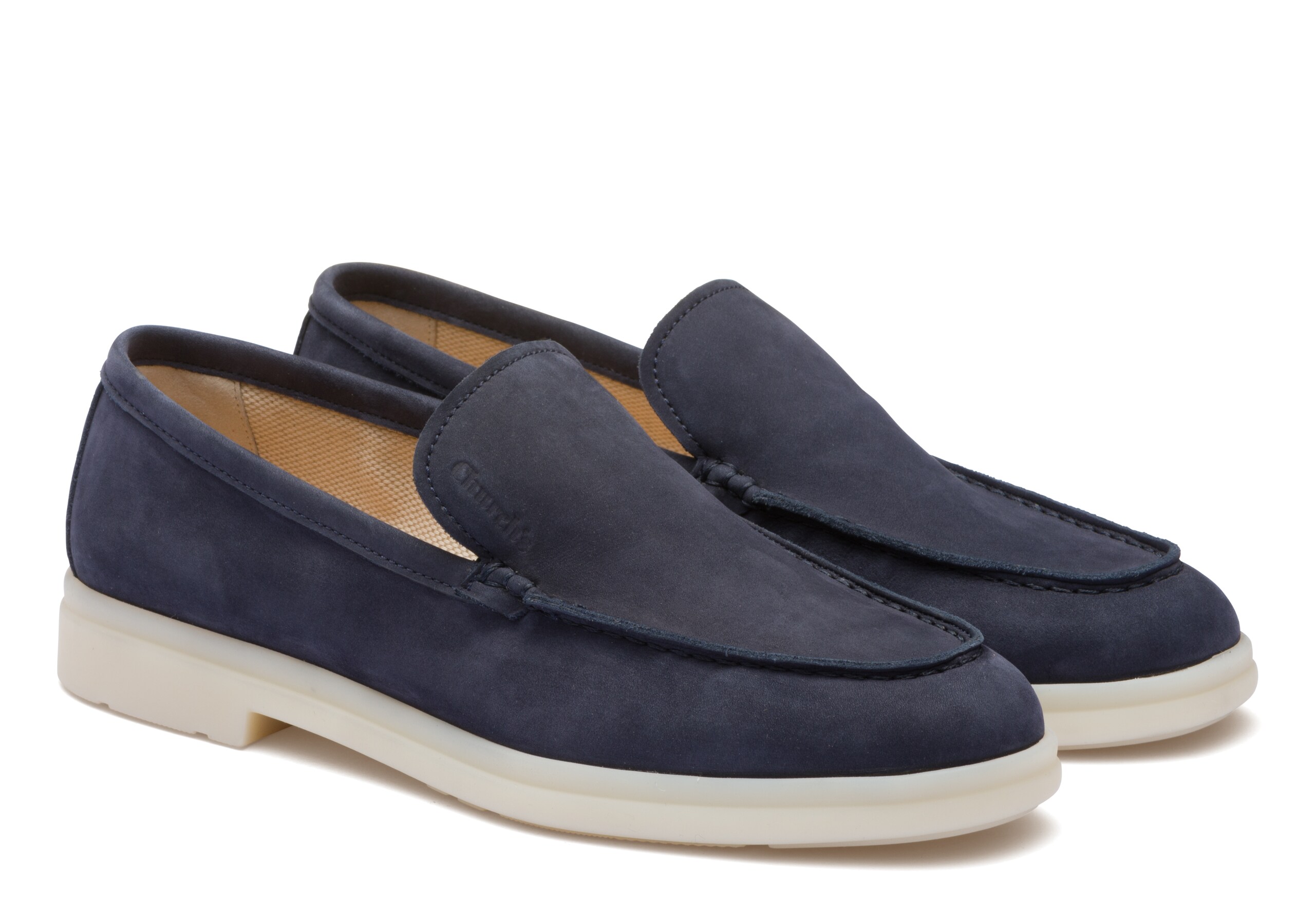 Lyn Church's Nubuck Loafer Blue