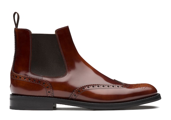 Church's Ketsby wg Polished Fumè Brogue Chelsea Boot Tabac
