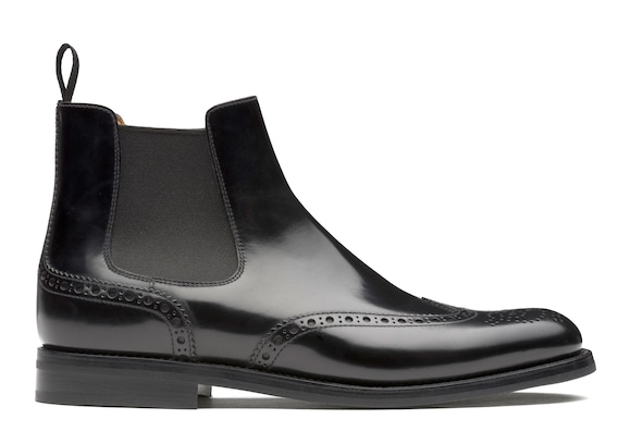 Church's Ketsby wg Polished Binder Brogue Chelsea Boot Black