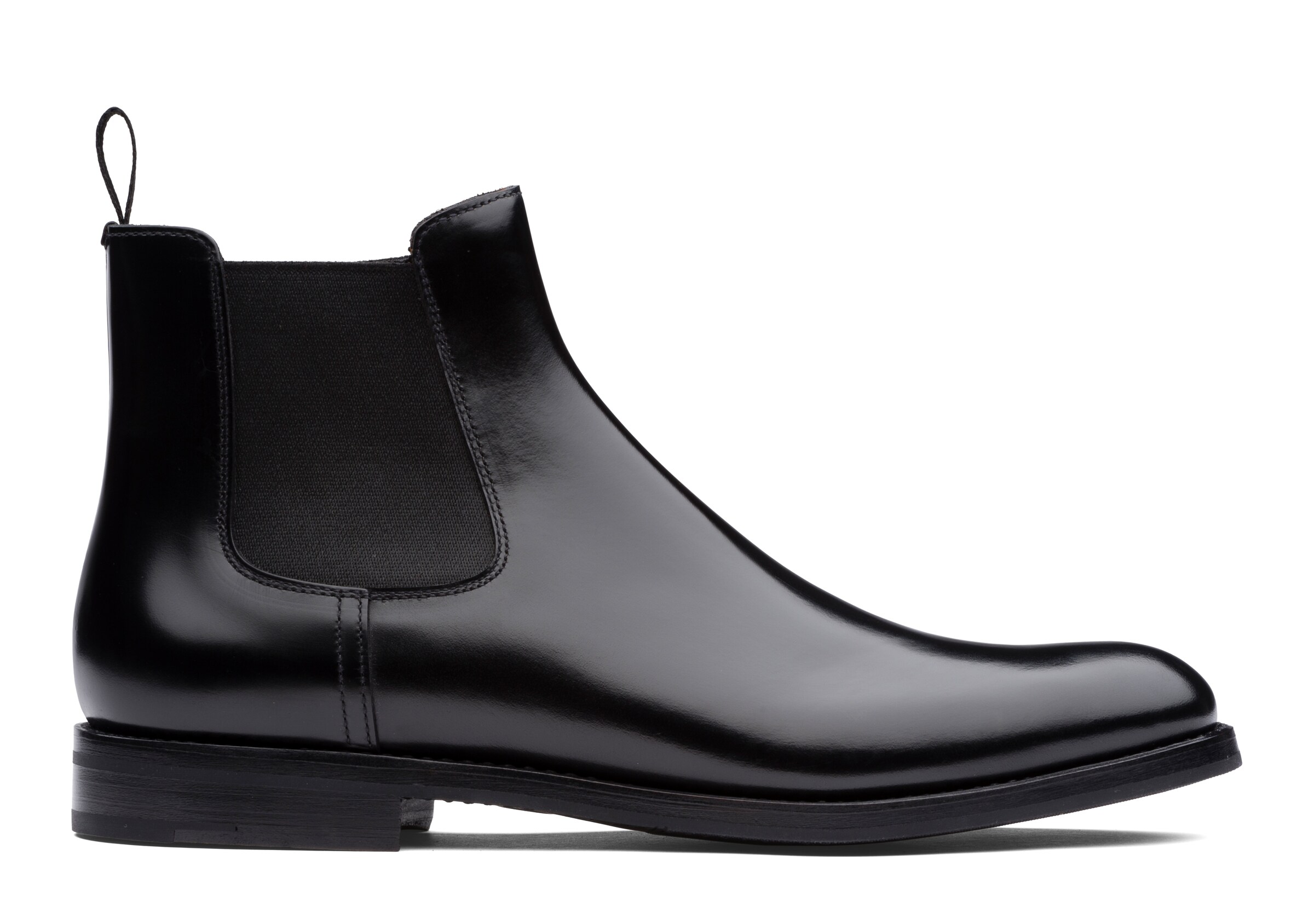 Church Polished Binder Chelsea Boot, Woman, Black, Size 38