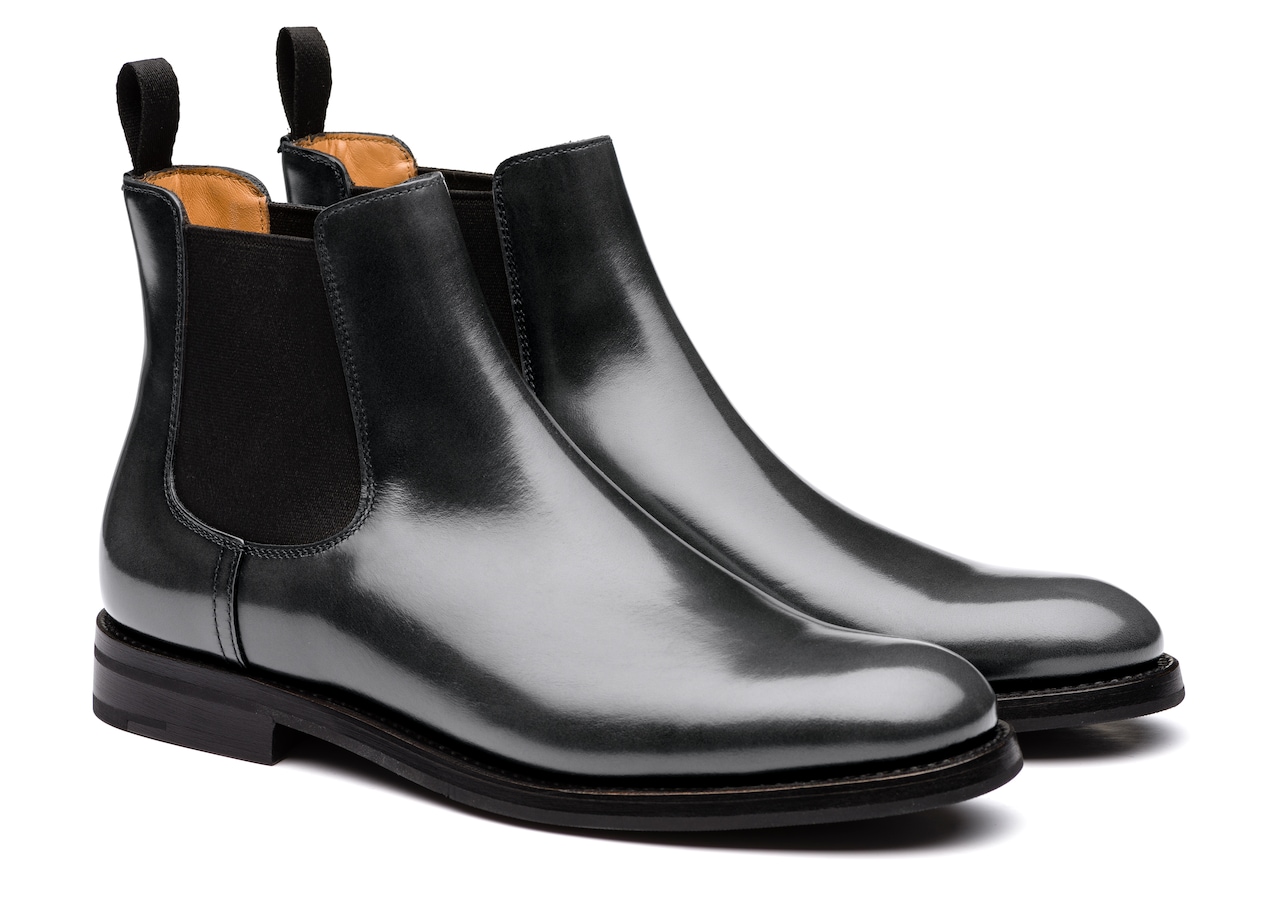 Monmouth wg Polished Binder Chelsea Boot Grey | Church's