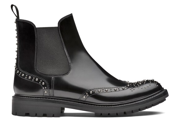 Church's  Polished Fumè Chelsea Boot Stud Black