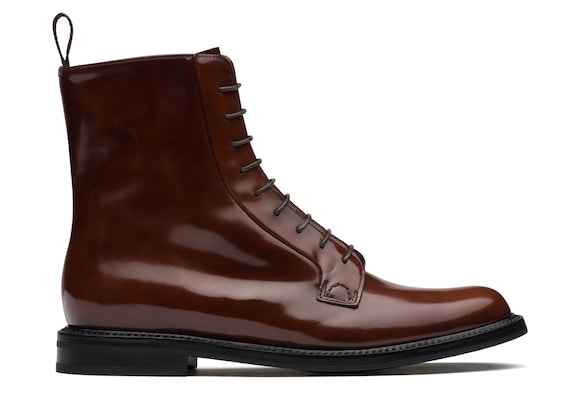 Church's  Polished Binder Lace Up Boot Tabac