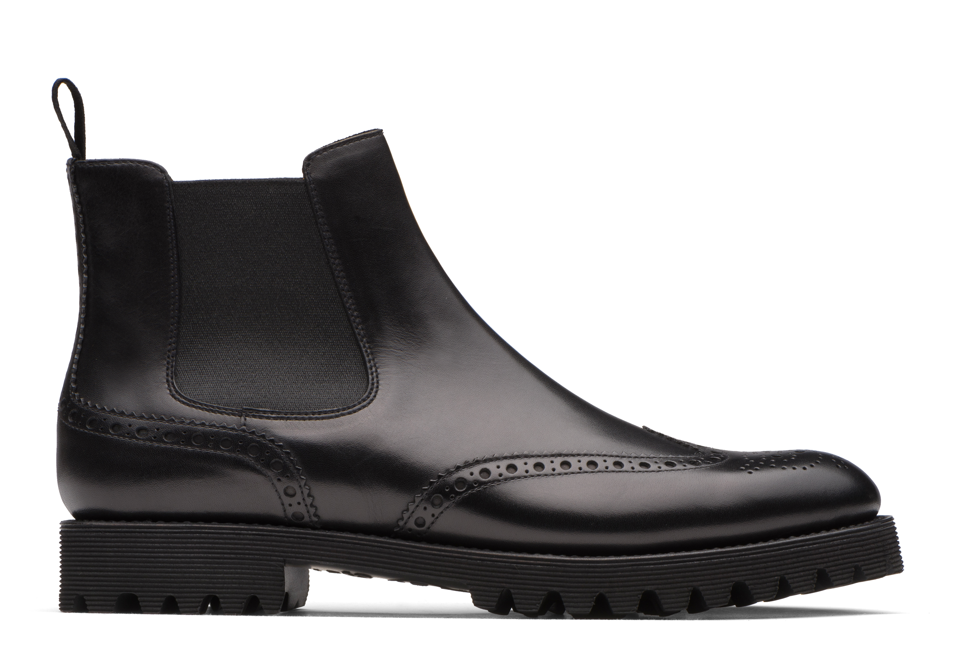 kensie brogue chelsea boots