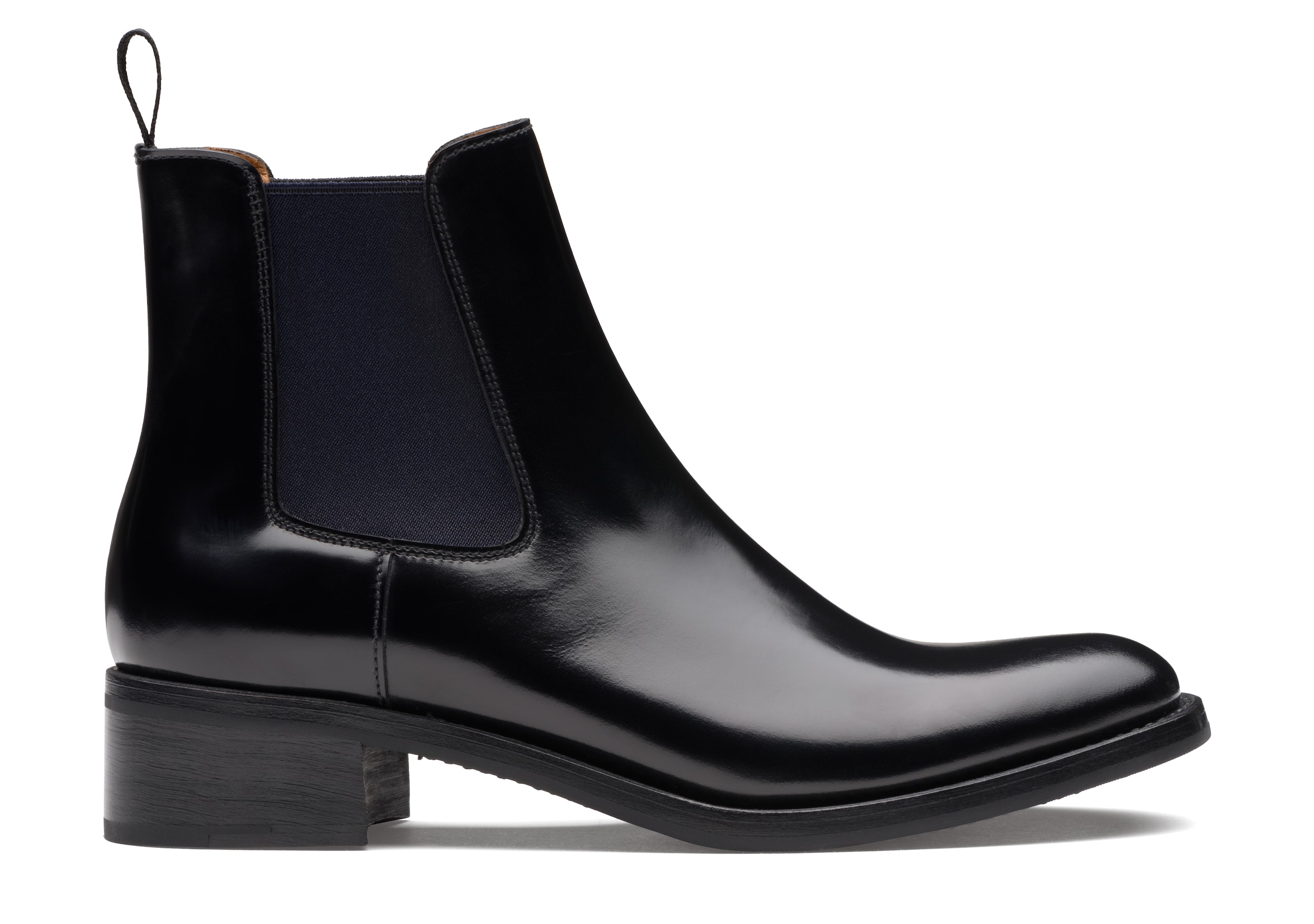 Monmouth 40 Stivale Chelsea Lucido Fumé Nero | Church's