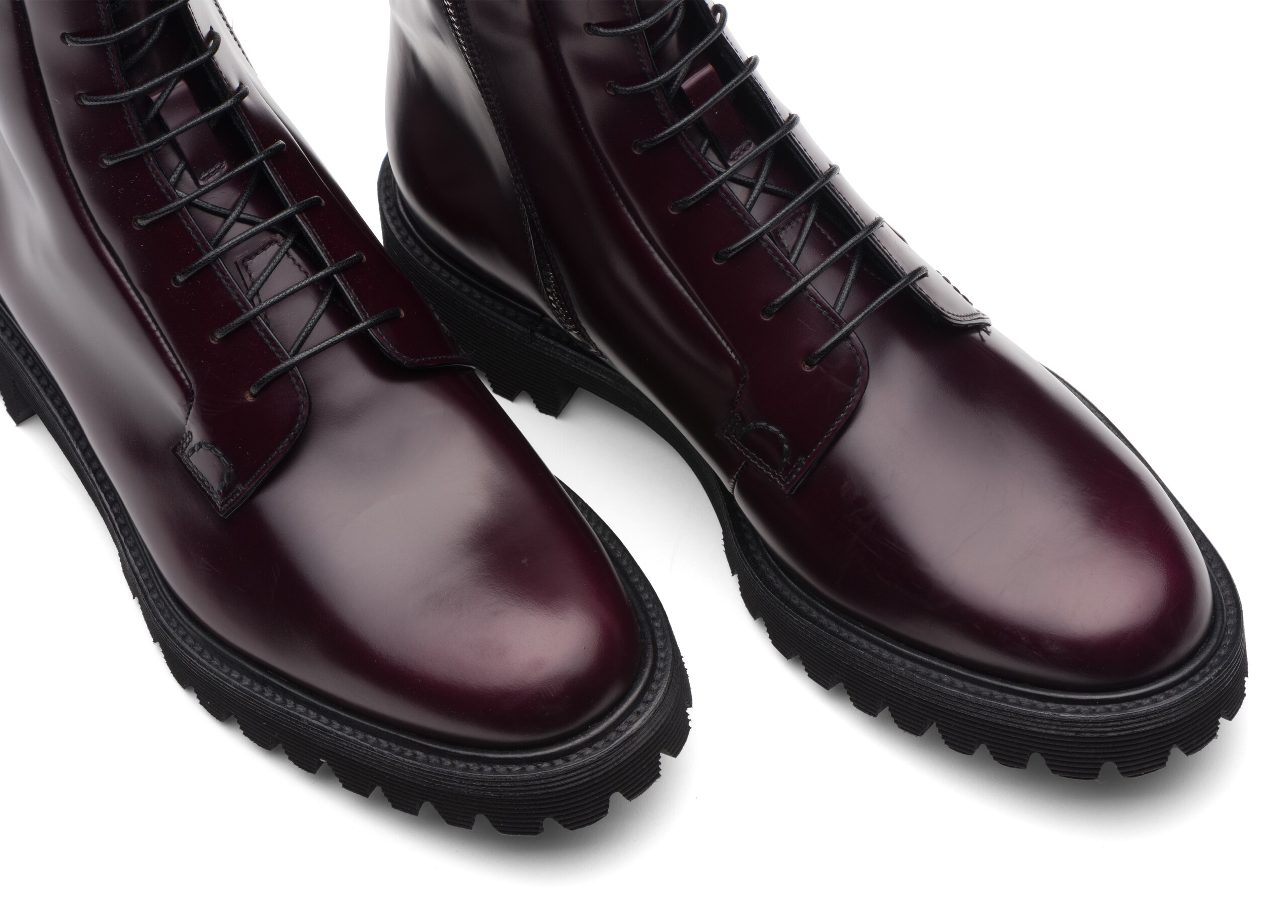 Alexandra t Church's Rois Calf Lace-Up Boot Burgundy