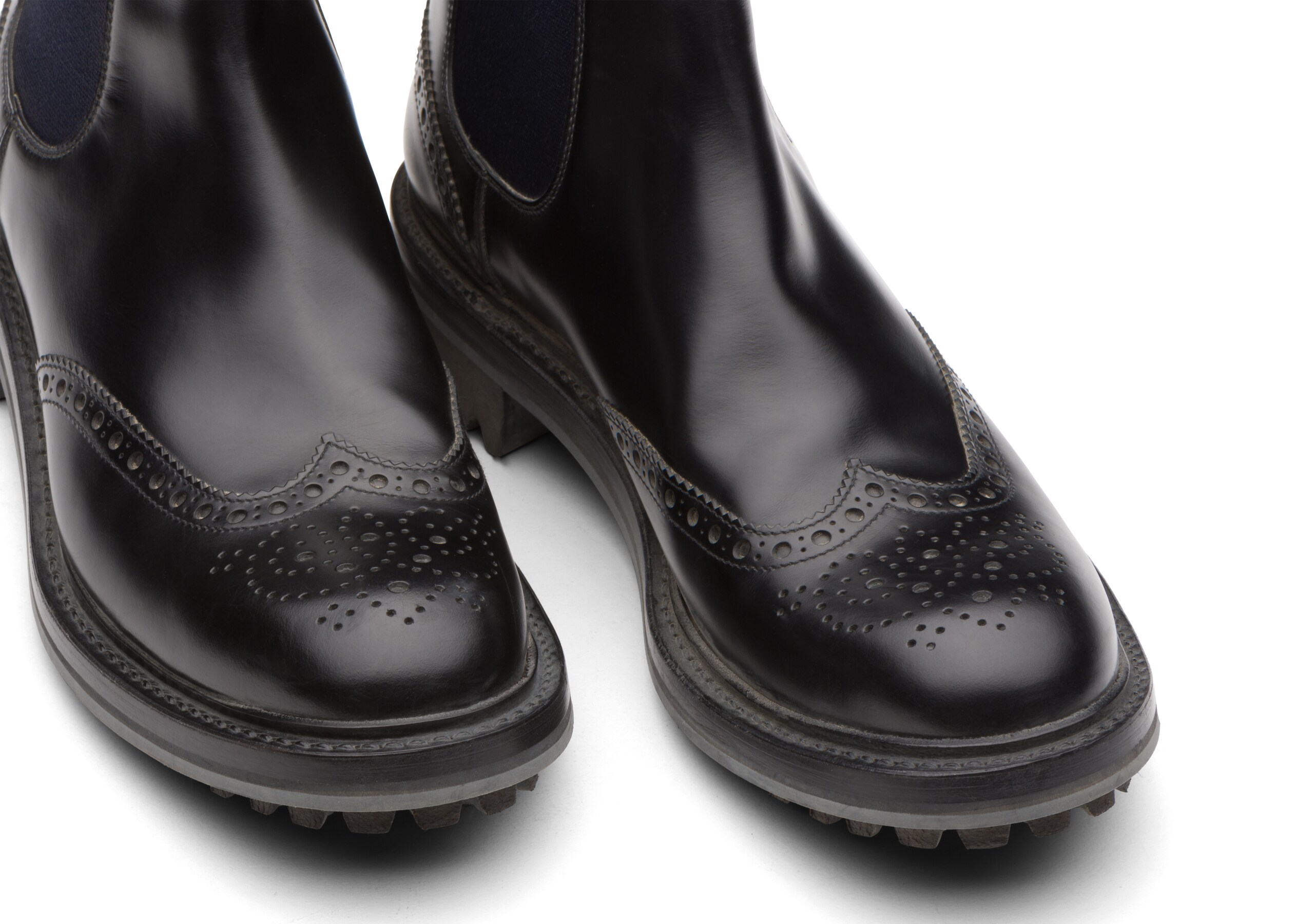 Aura 2 lw Church's Stivaletto Chelsea Brogue Nero