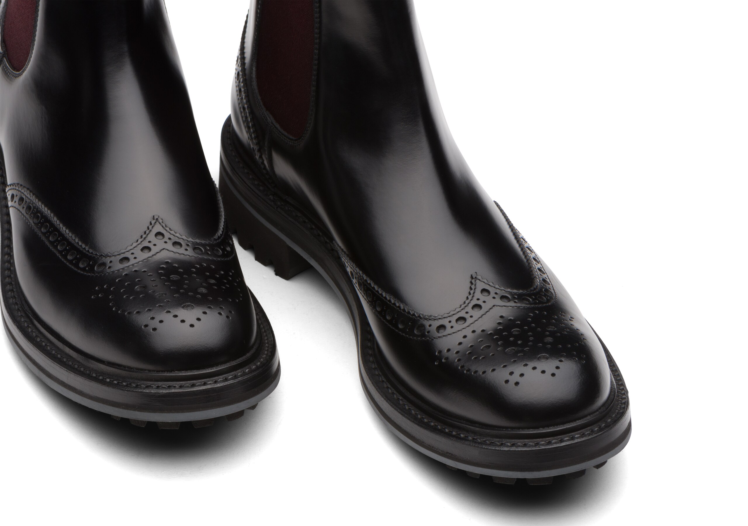 Aura 2 lw Church's Polished Binder Chelsea Boot Brogue Black