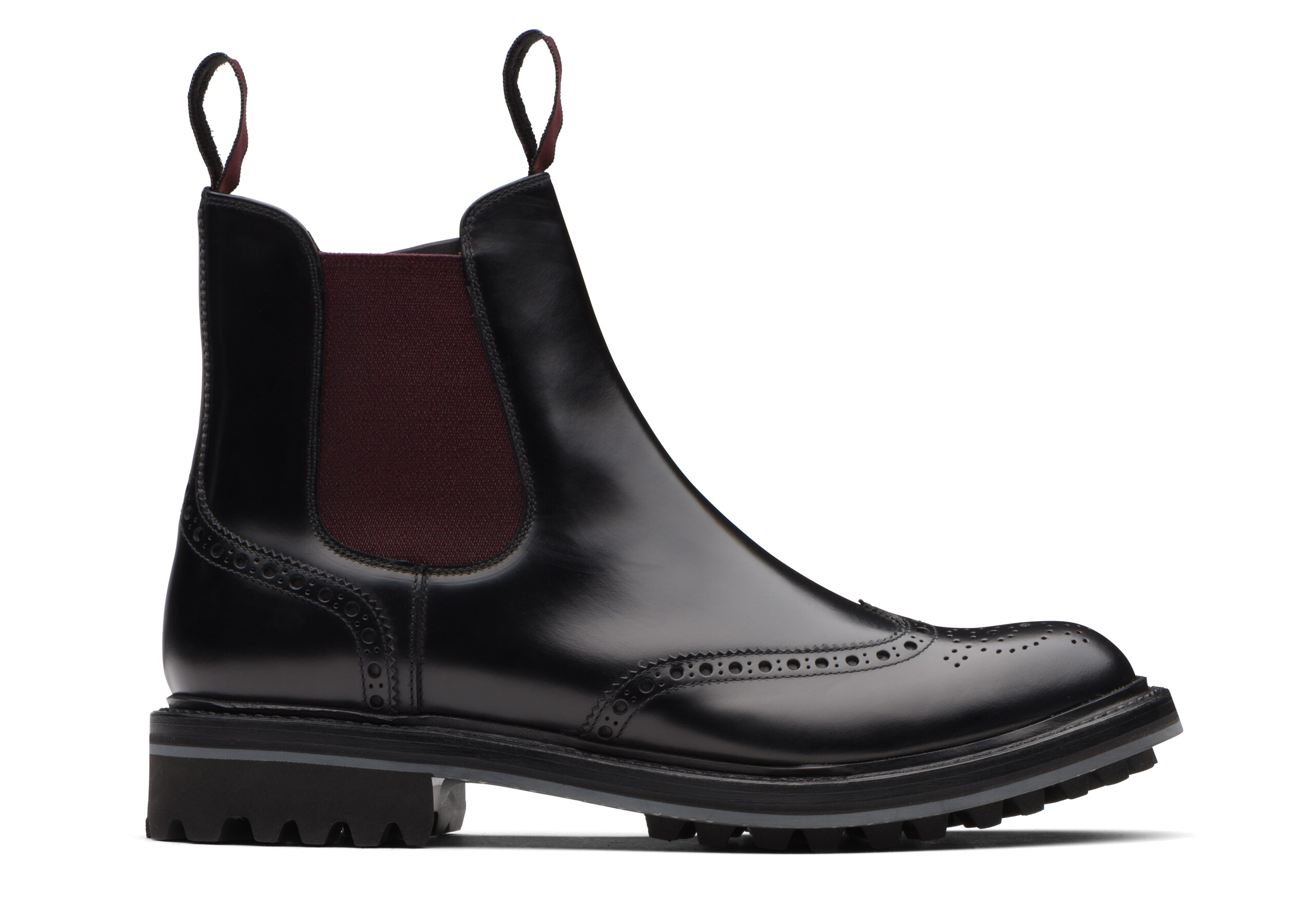 Aura 2 lw Church's Polished Binder Chelsea Boot Brogue Black