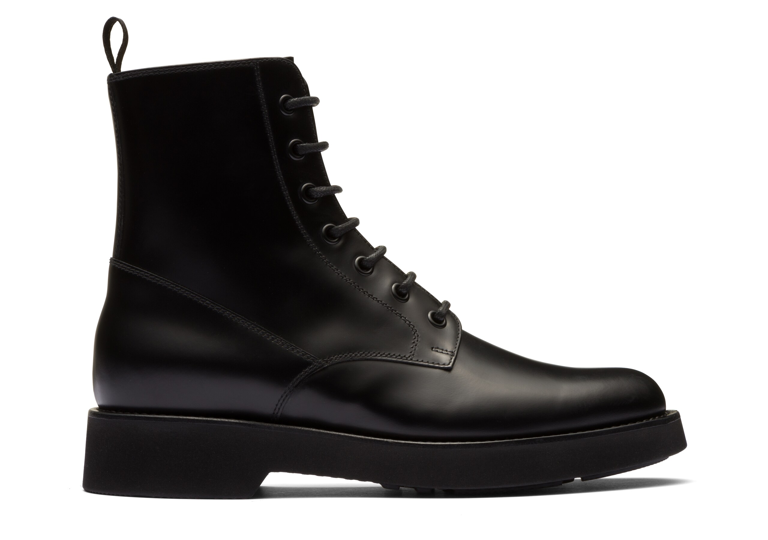 Nanalah l Church's Stivaletto in Pelle di Vitello Semilucida Nero