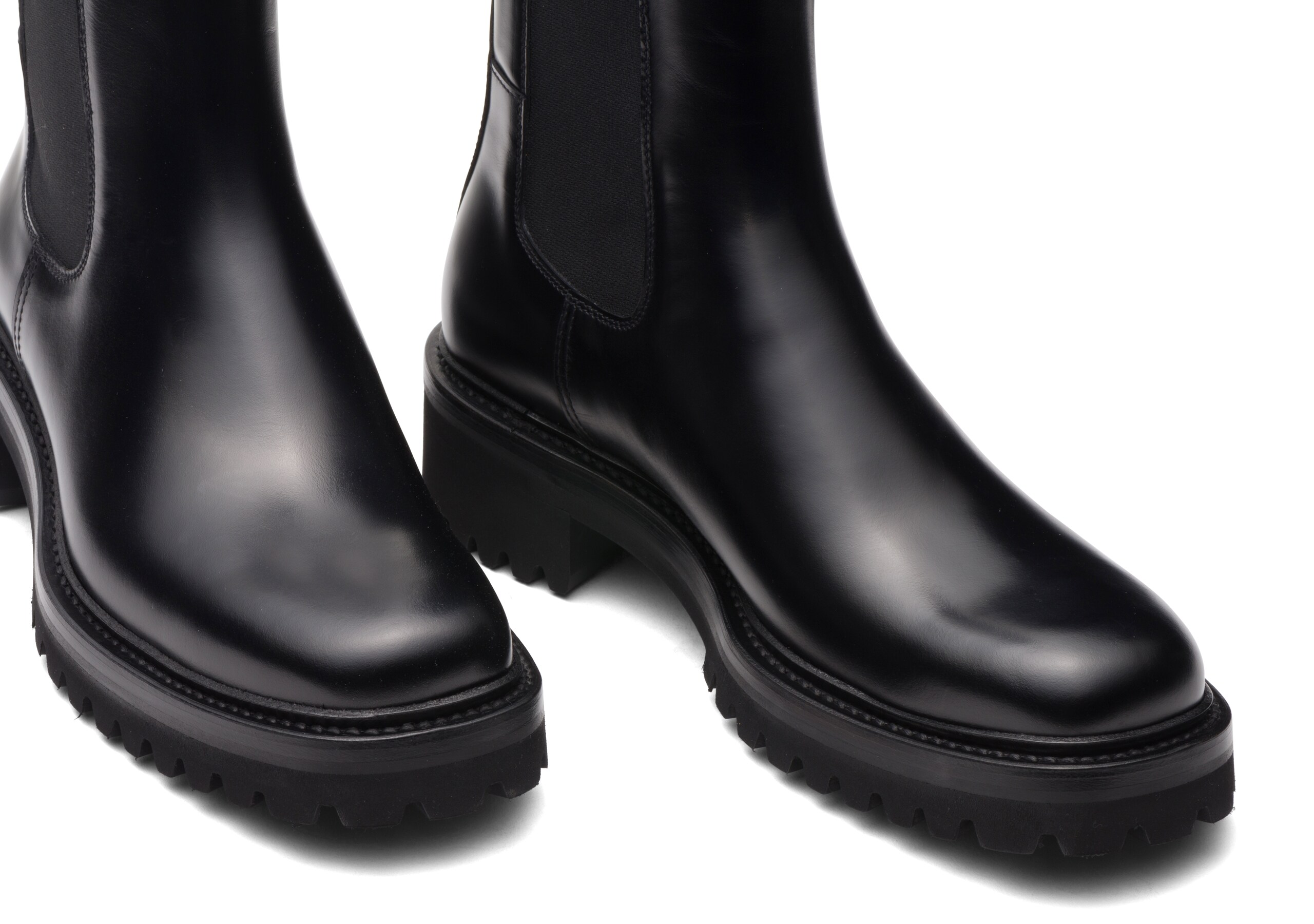 Gaelle sq Church's Calf Leather Boot Black