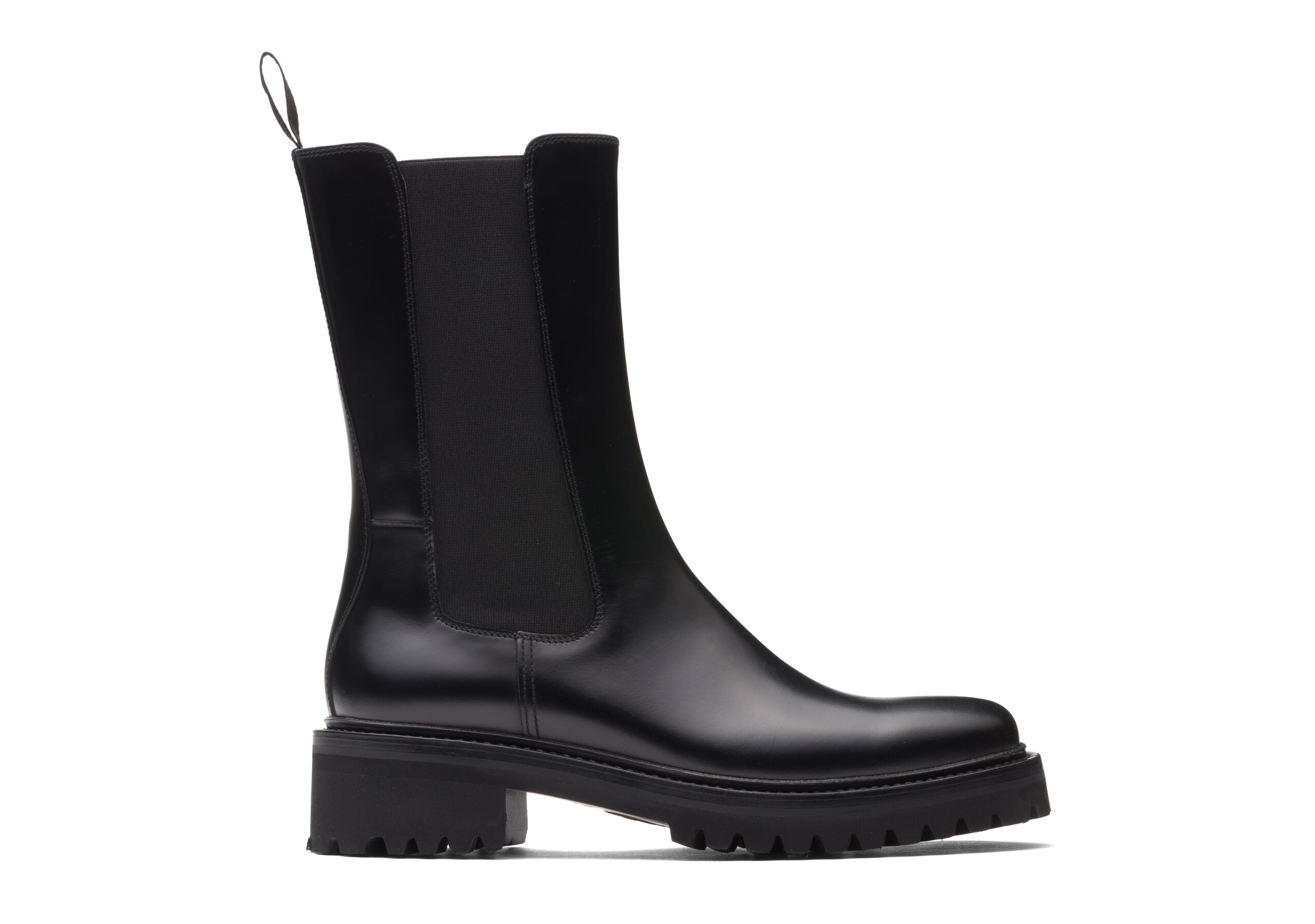 Gaelle sq Church's Calf Leather Boot Black