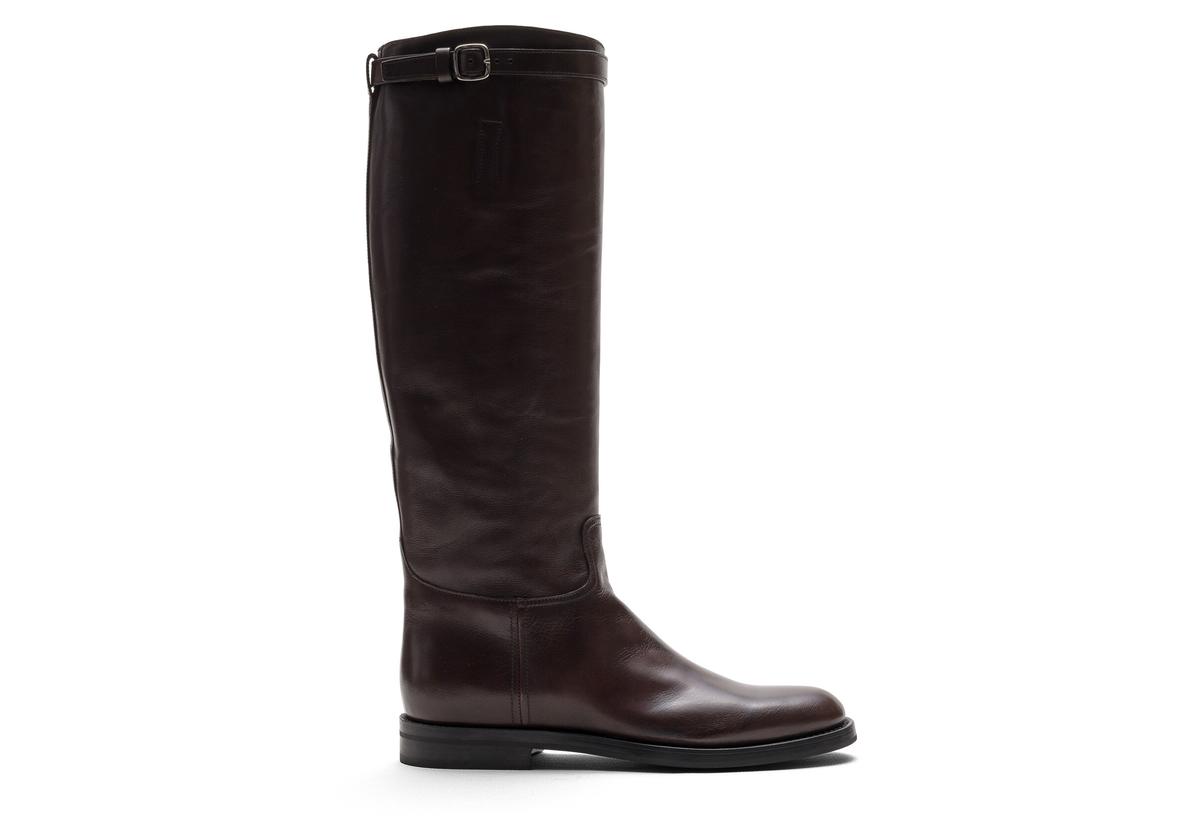 Church Buffalo Leather Boot, Woman, Ebony, Size 38,5