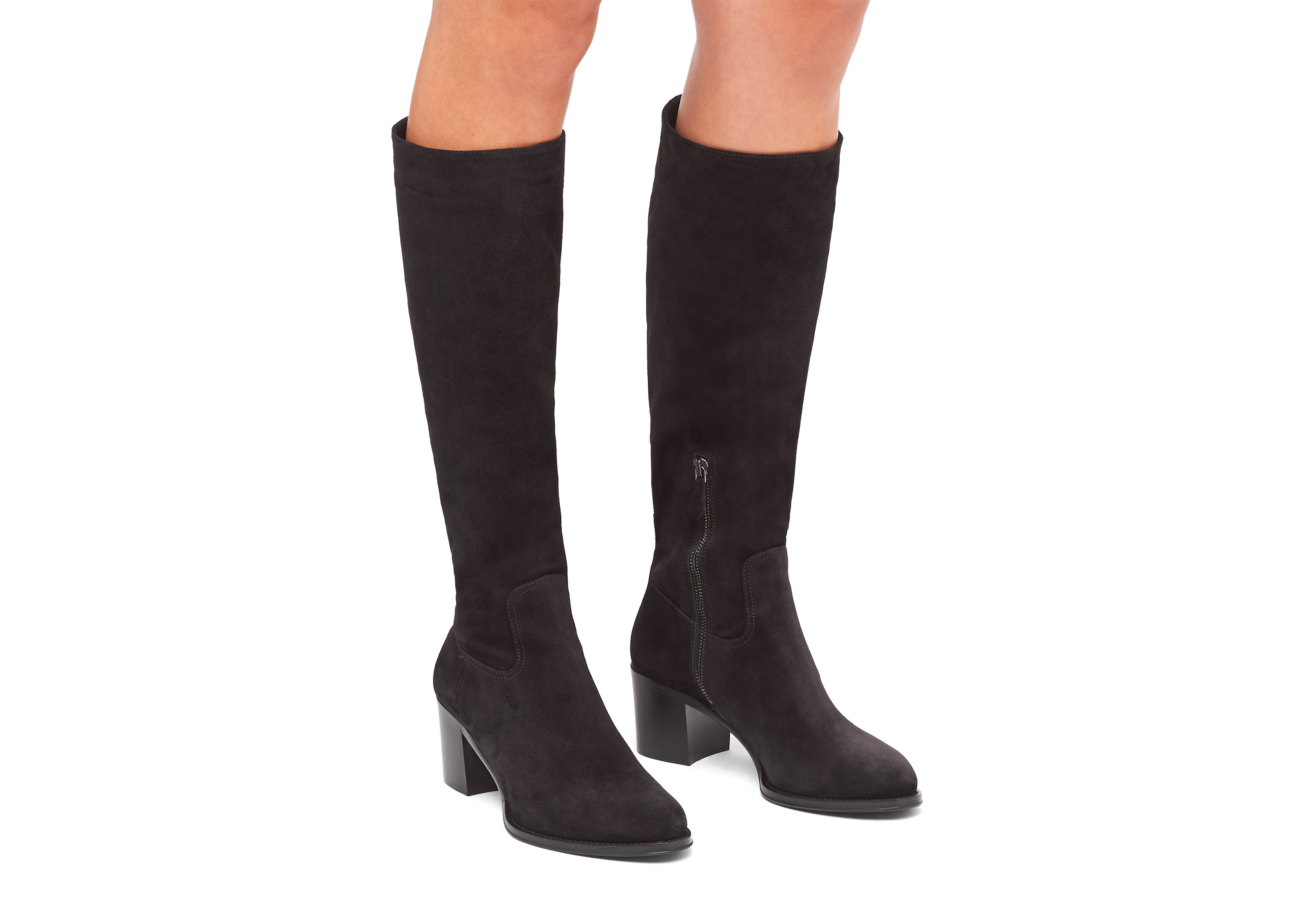 Suede knee high clearance
