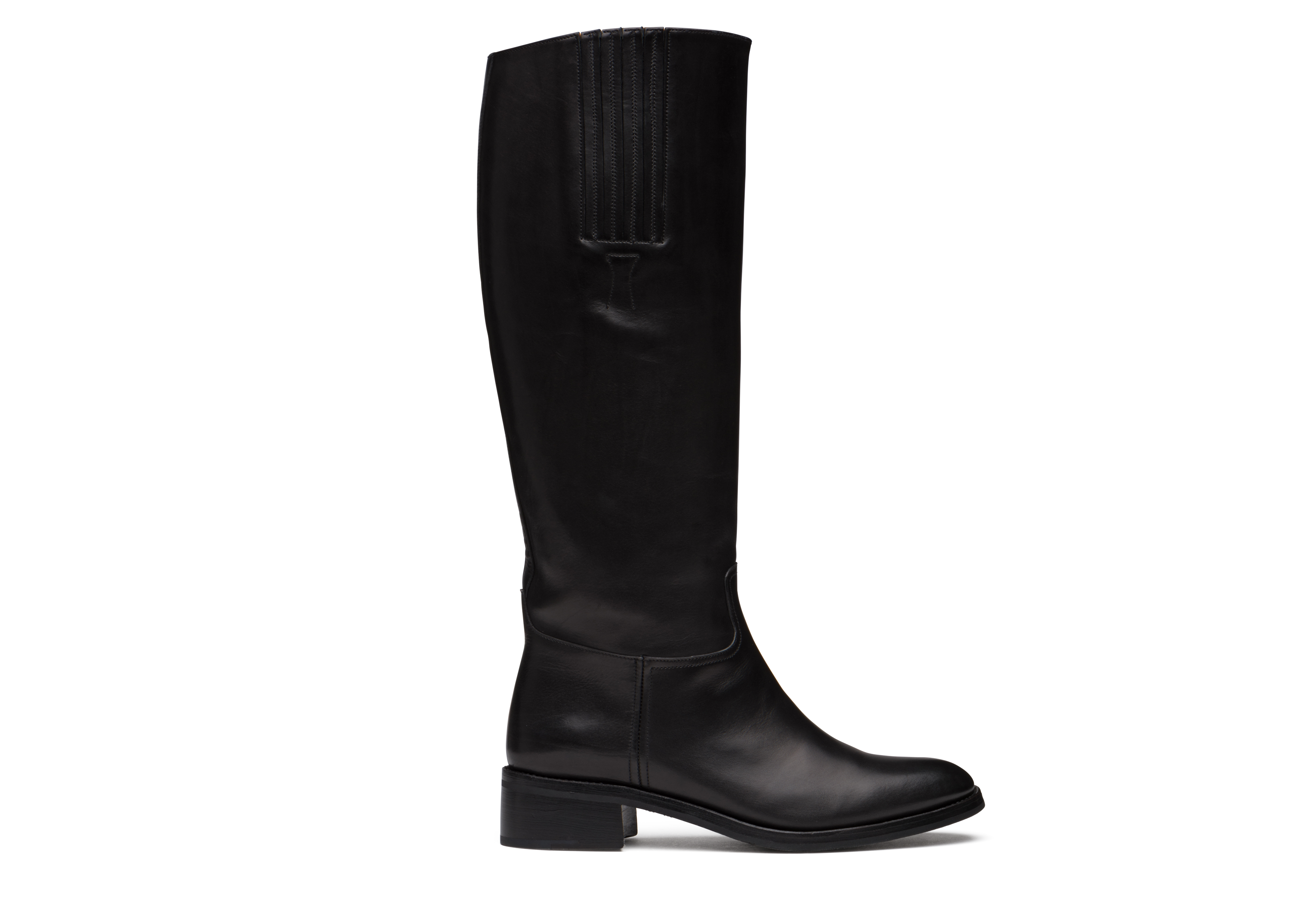 Man's Elizabeth Calf Leather Knee High Boot Black Church's