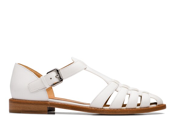 Church's Kelsey Prestige Calf Leather Sandal White