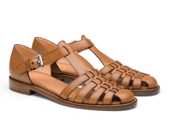 Church's Kelsey Prestige Calf Leather Sandal Natural