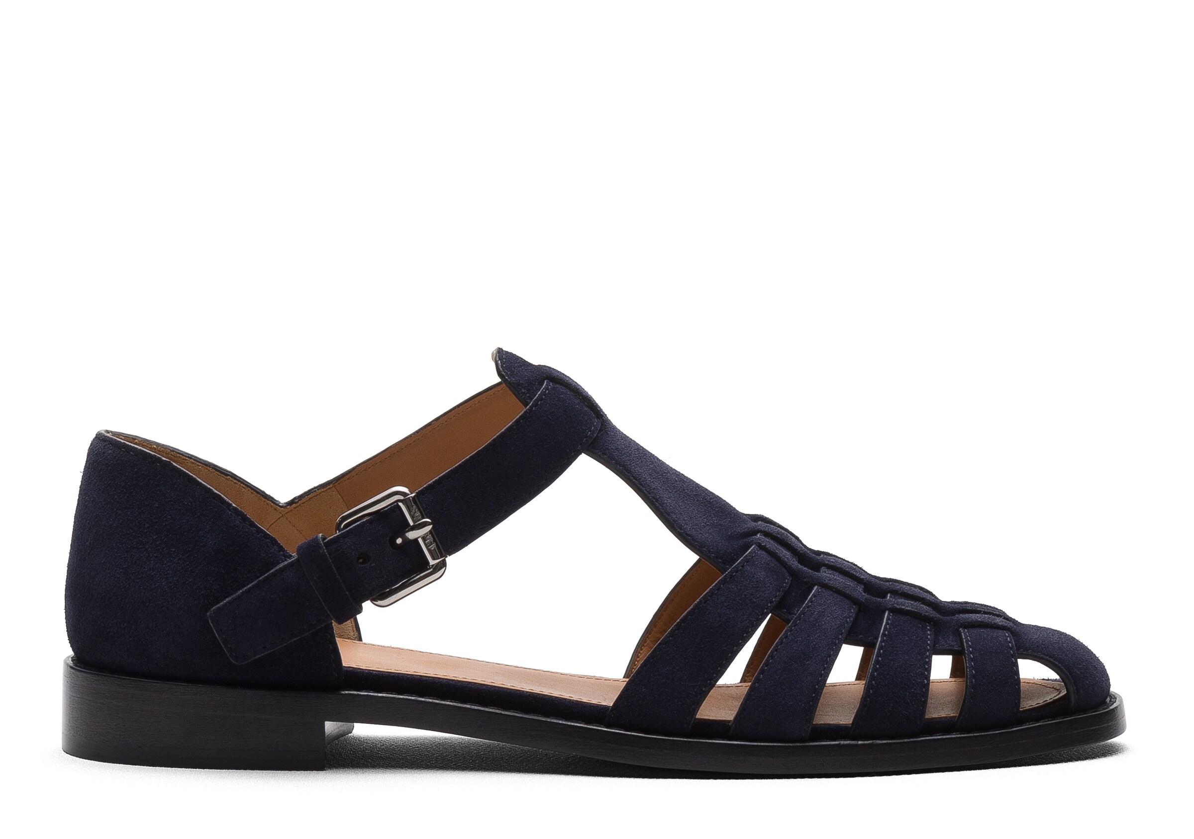 Church Suede Sandal, Woman, Blue, Size 37