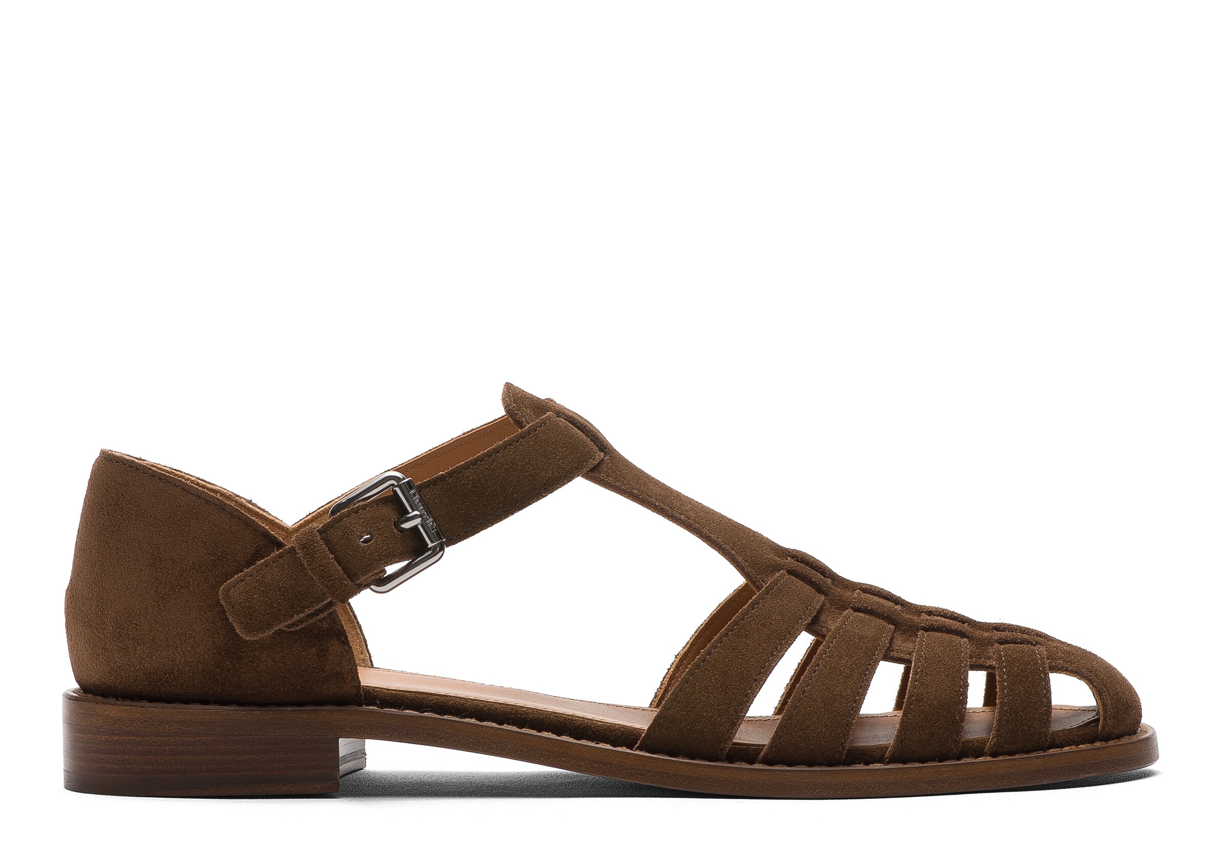 Church Sandales En Veau Velours, Femme, Burnt, Taille 38
