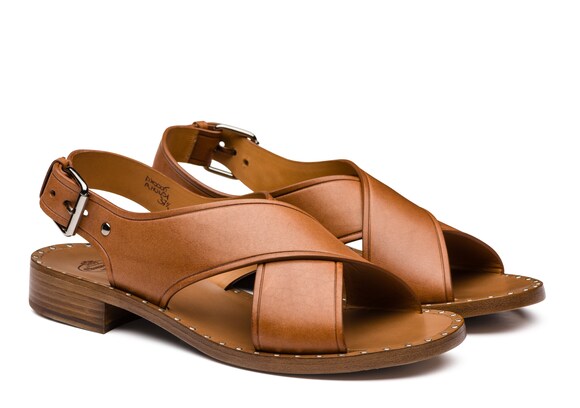 Church's Rhonda Calfskin Sandals Oak