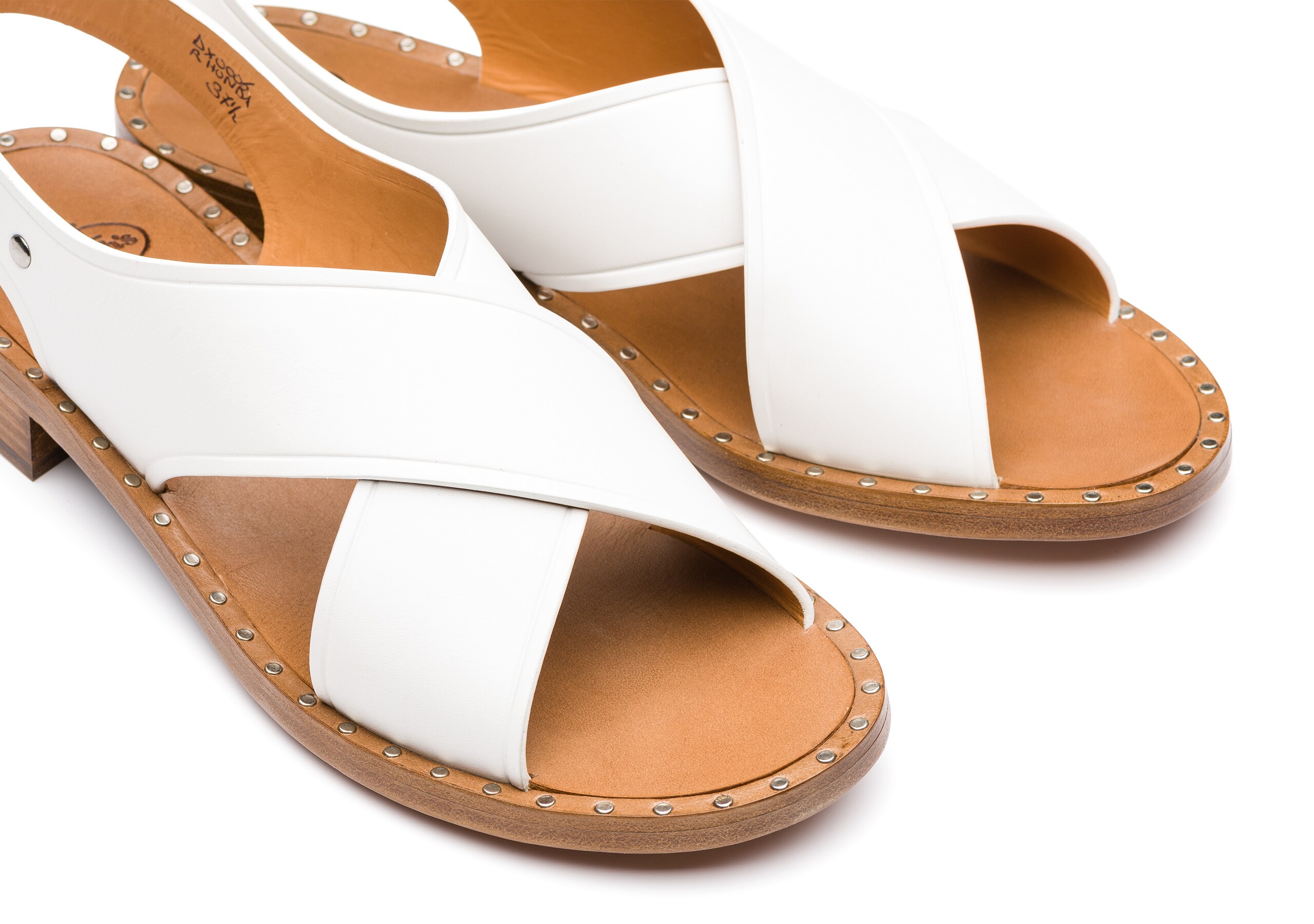 Rhonda Church's Calf Leather Sandal White