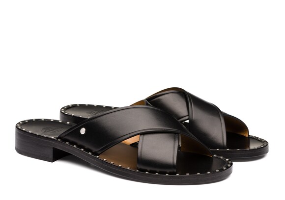 Church's true Calf Leather Sandal Black