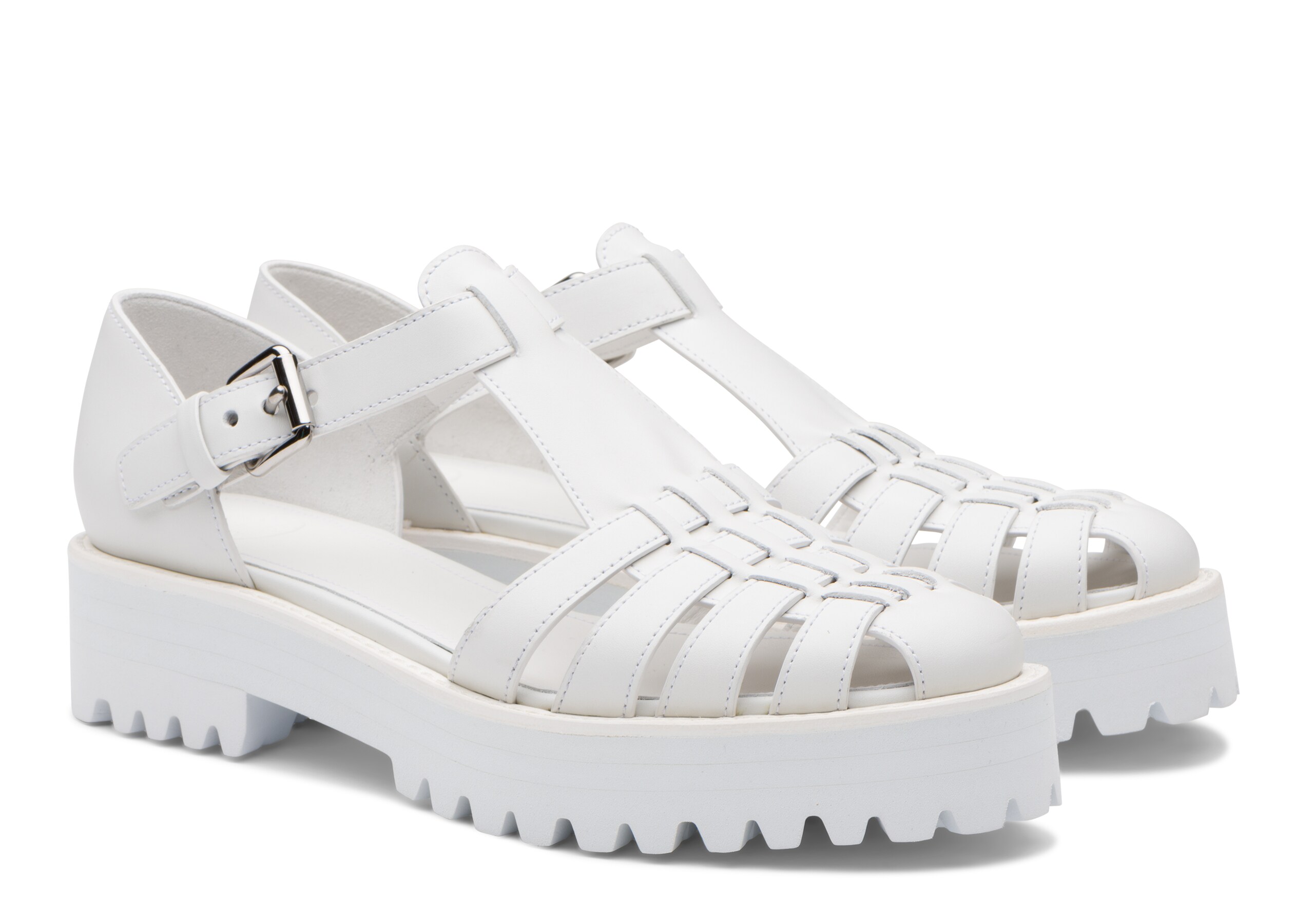 sandal white color