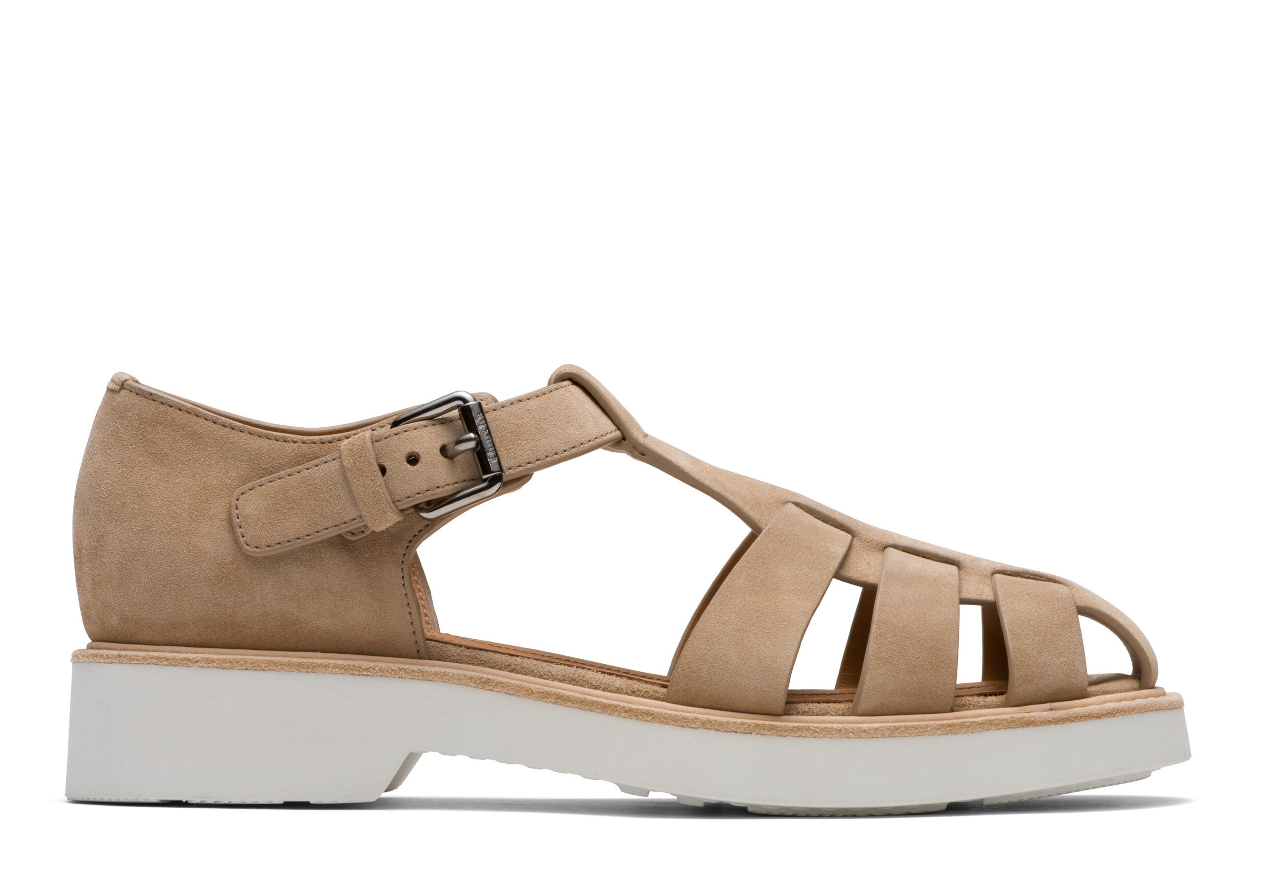 Hove w 4 Church's Soft Suede Sandal Neutral