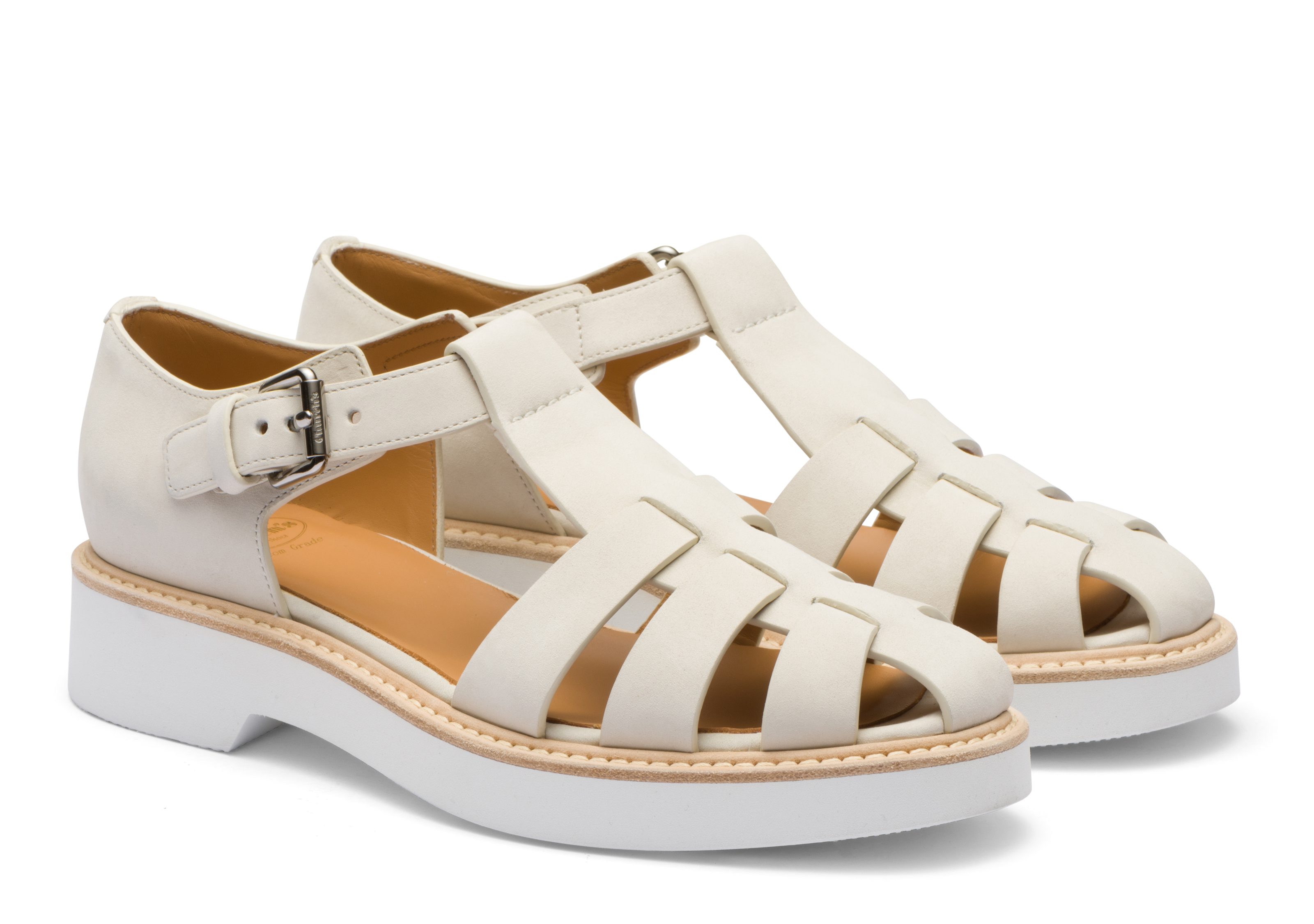 Women s Nubuck Sandal White Church s
