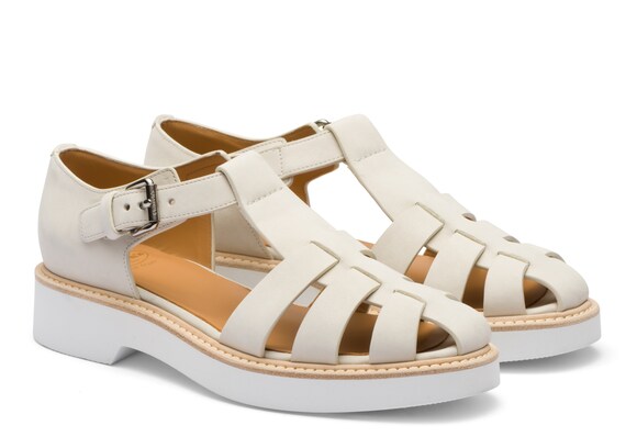 Church's Hove w 4 Nubuck Sandal Bright white
