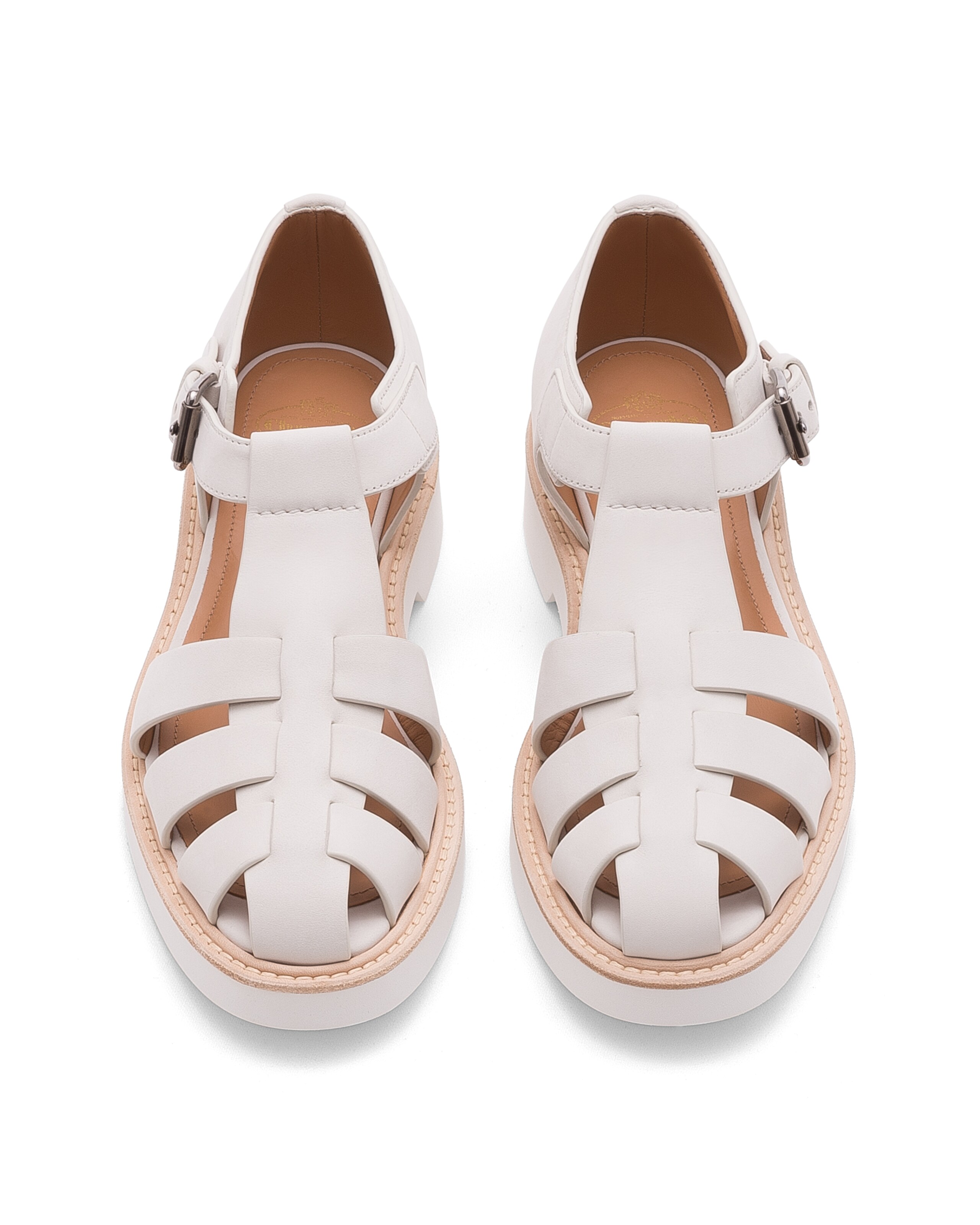 Hove w 4 Church's Nubuck Sandal White