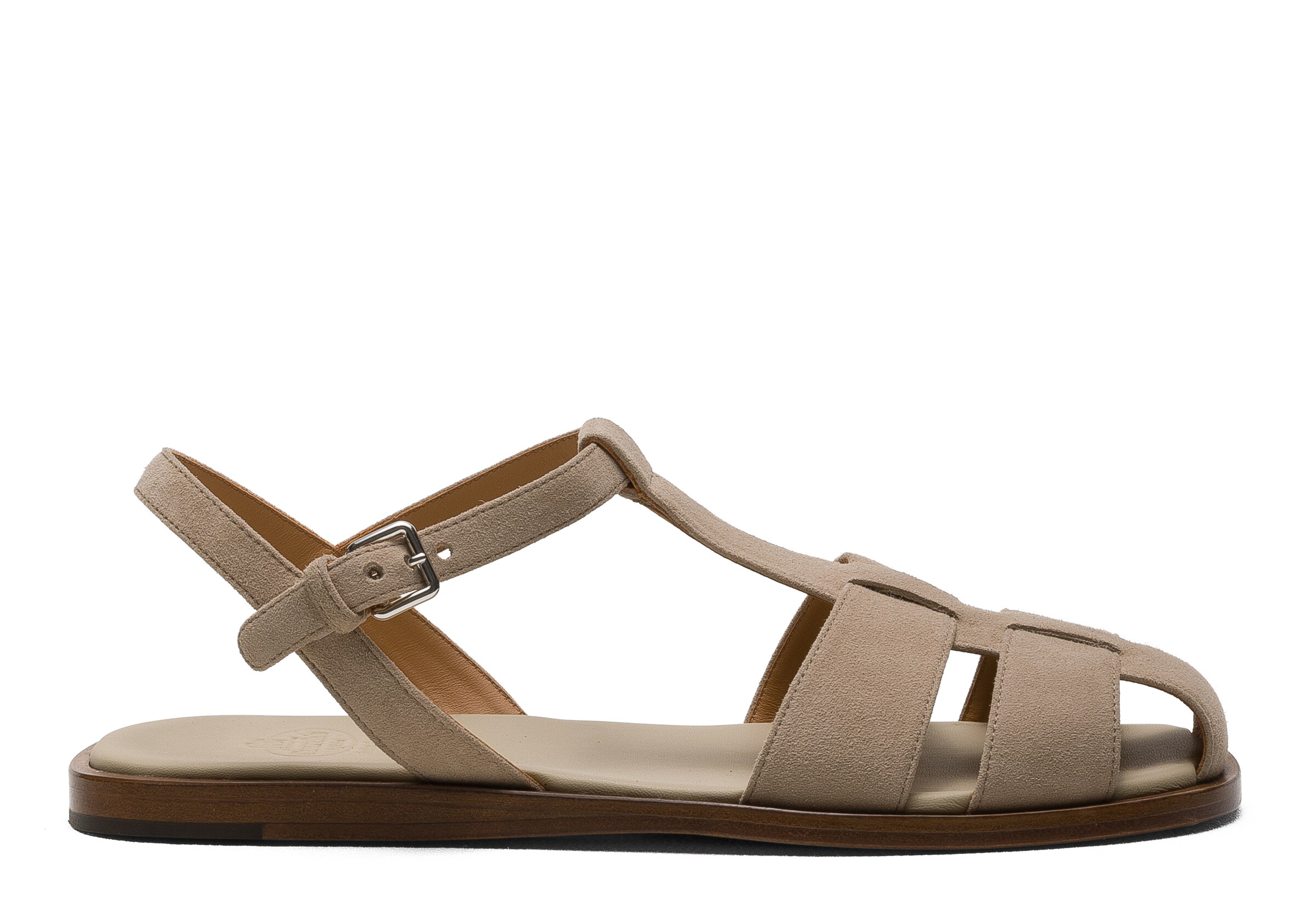 Church Suede Sandal, Woman, Stone, Size 37,5