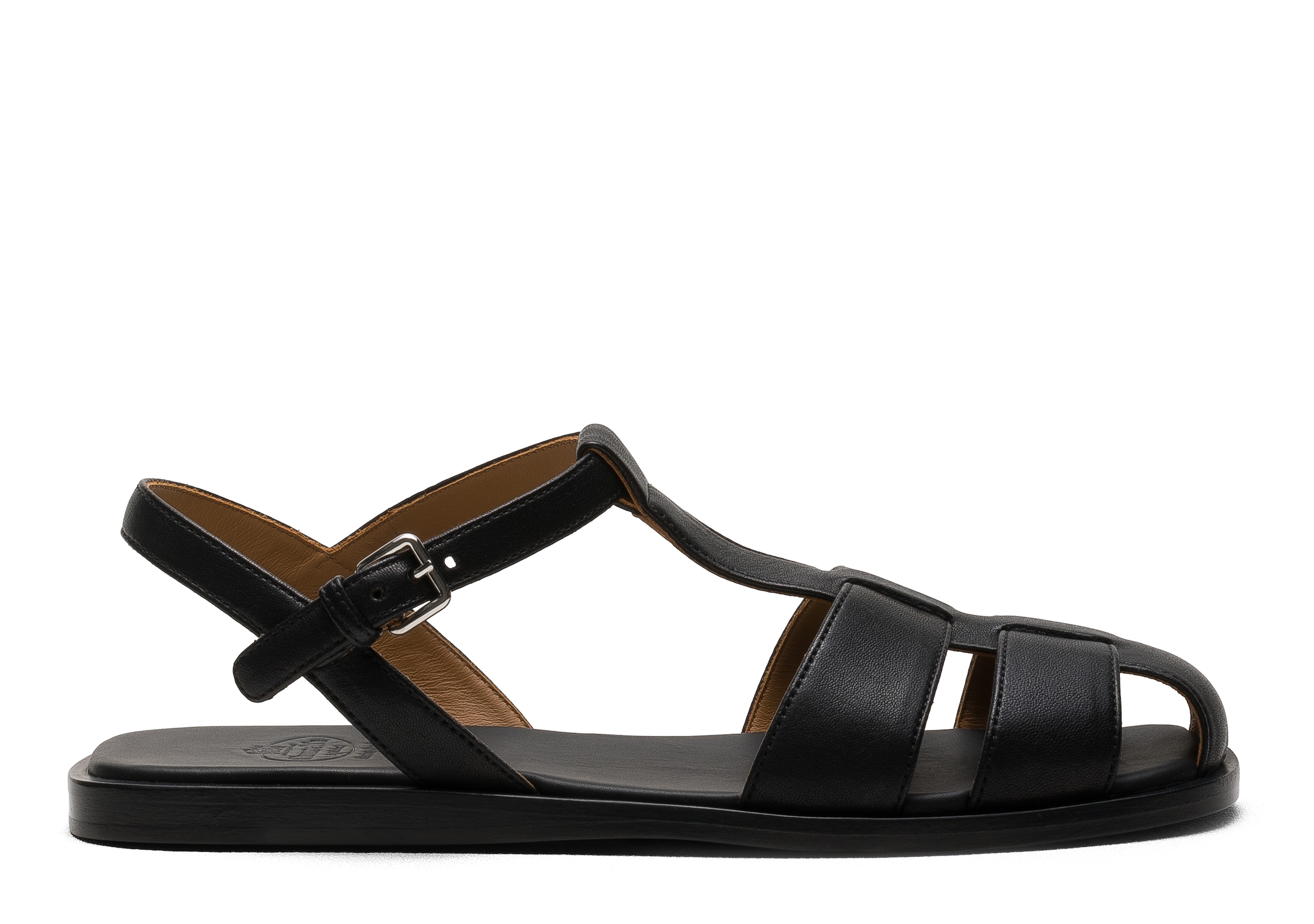 Church Sandale En Cuir Nappa, Femme, Noir, Taille 36,5