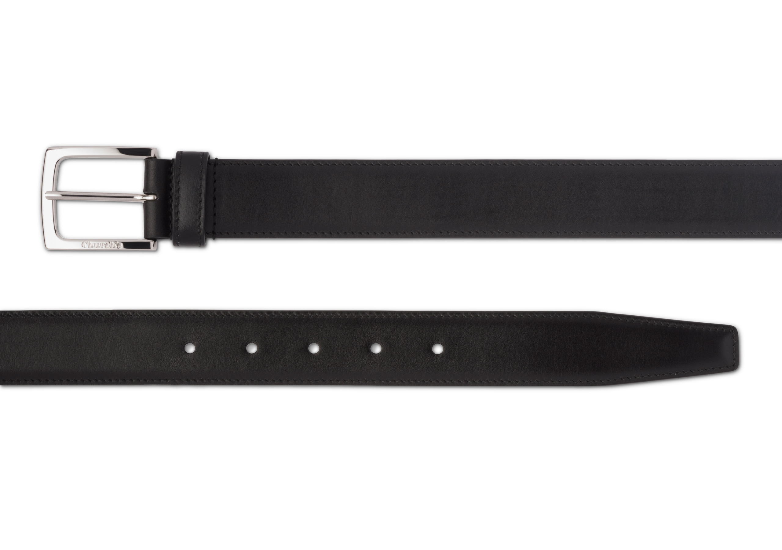 Square buckle belt Church's Calf Leather Black