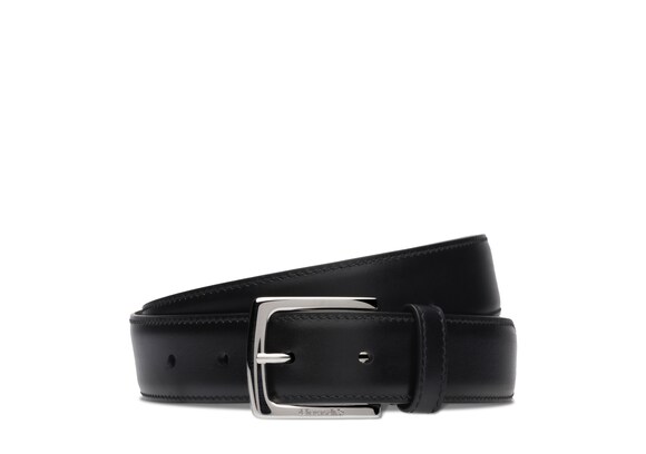 Church's Square buckle belt Calf Leather Black
