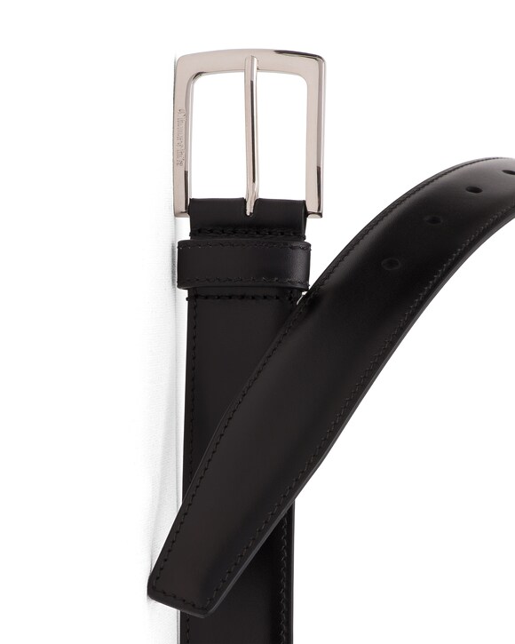 Church's Square buckle belt Calf Leather Black