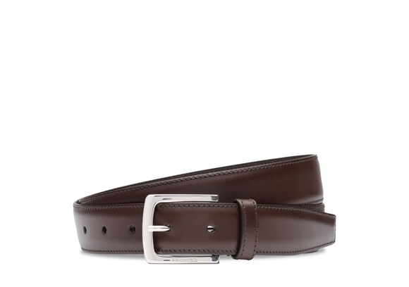 Church's Square buckle belt Nevada Leather Ebony
