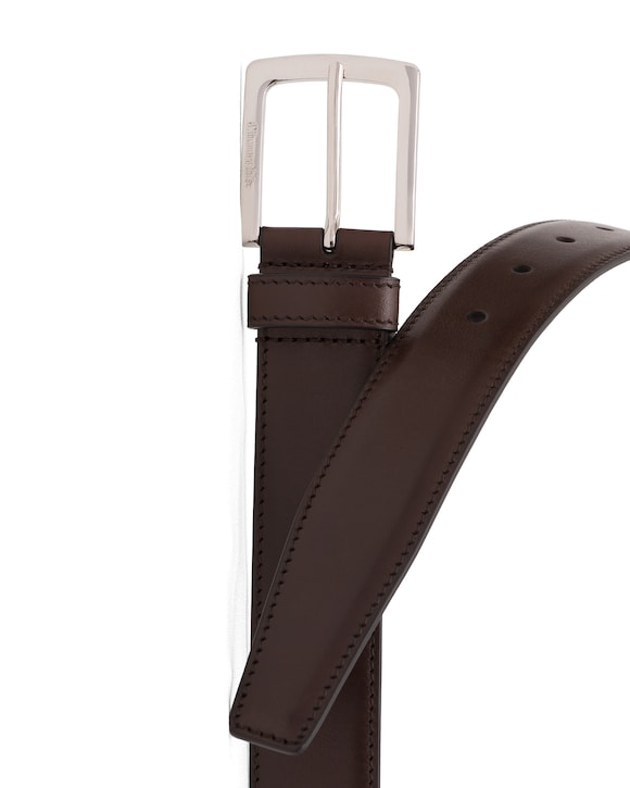 Church's Square buckle belt Nevada Leather Ebony